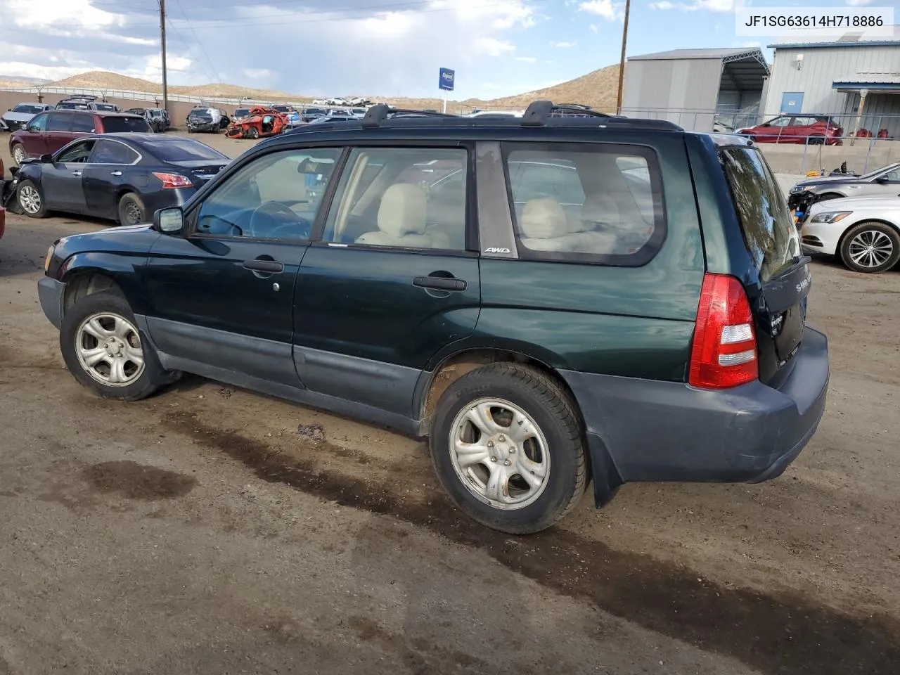 2004 Subaru Forester 2.5X VIN: JF1SG63614H718886 Lot: 72815794