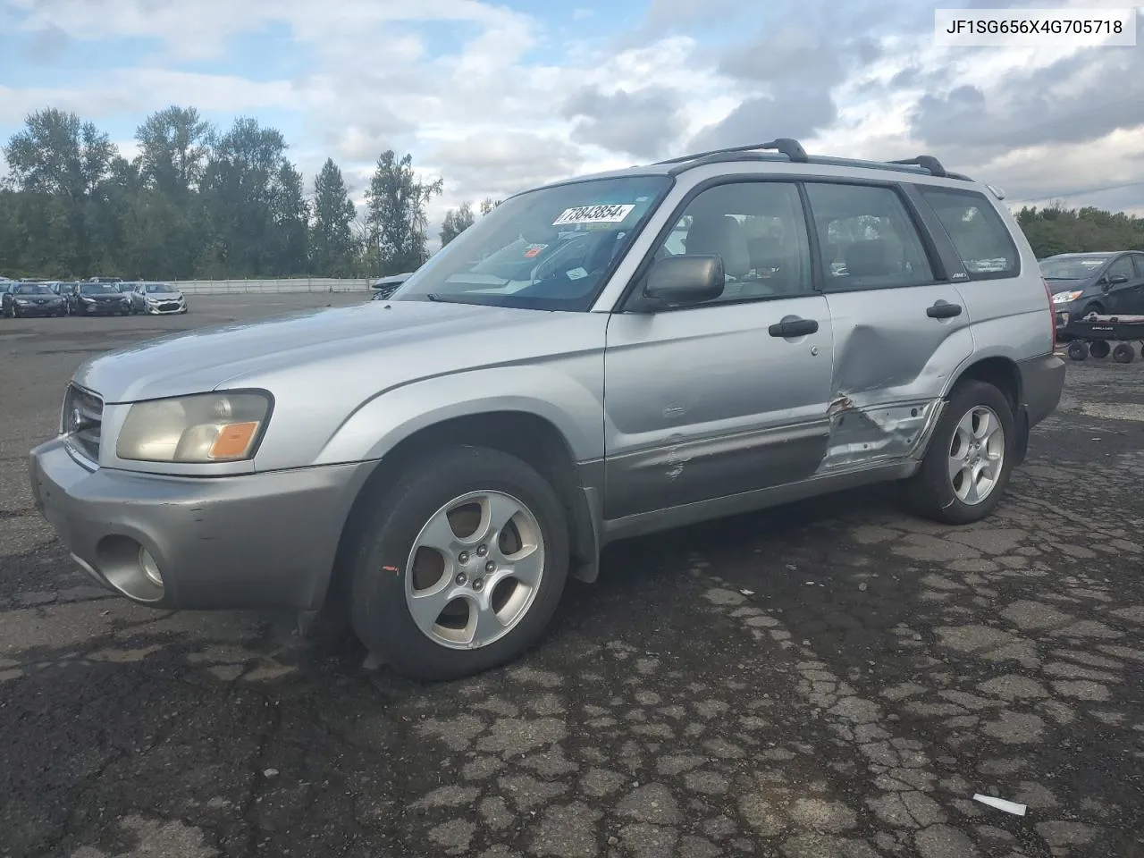 2004 Subaru Forester 2.5Xs VIN: JF1SG656X4G705718 Lot: 73843854