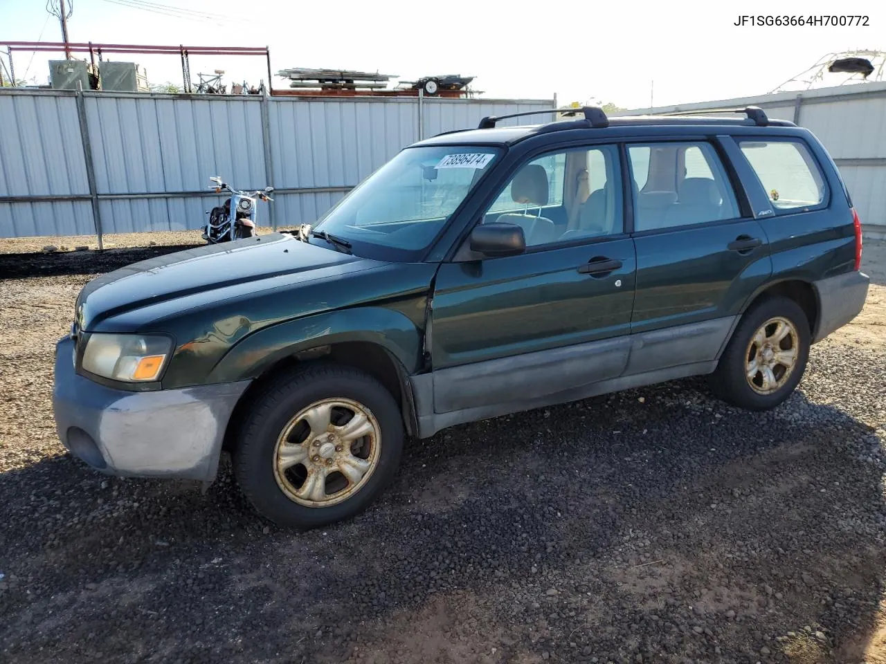 2004 Subaru Forester 2.5X VIN: JF1SG63664H700772 Lot: 73896474