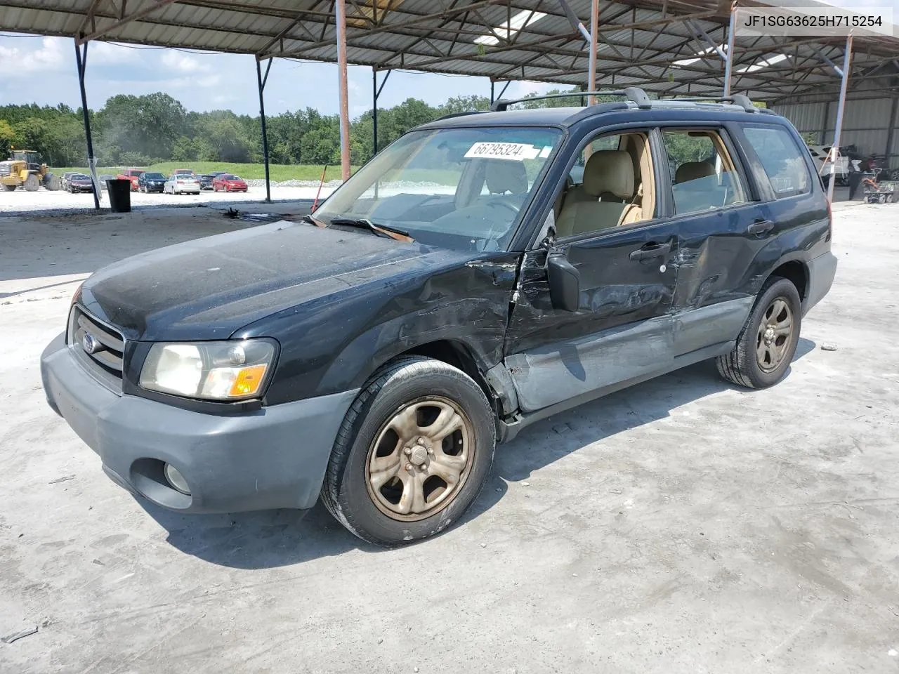 2005 Subaru Forester 2.5X VIN: JF1SG63625H715254 Lot: 66795324