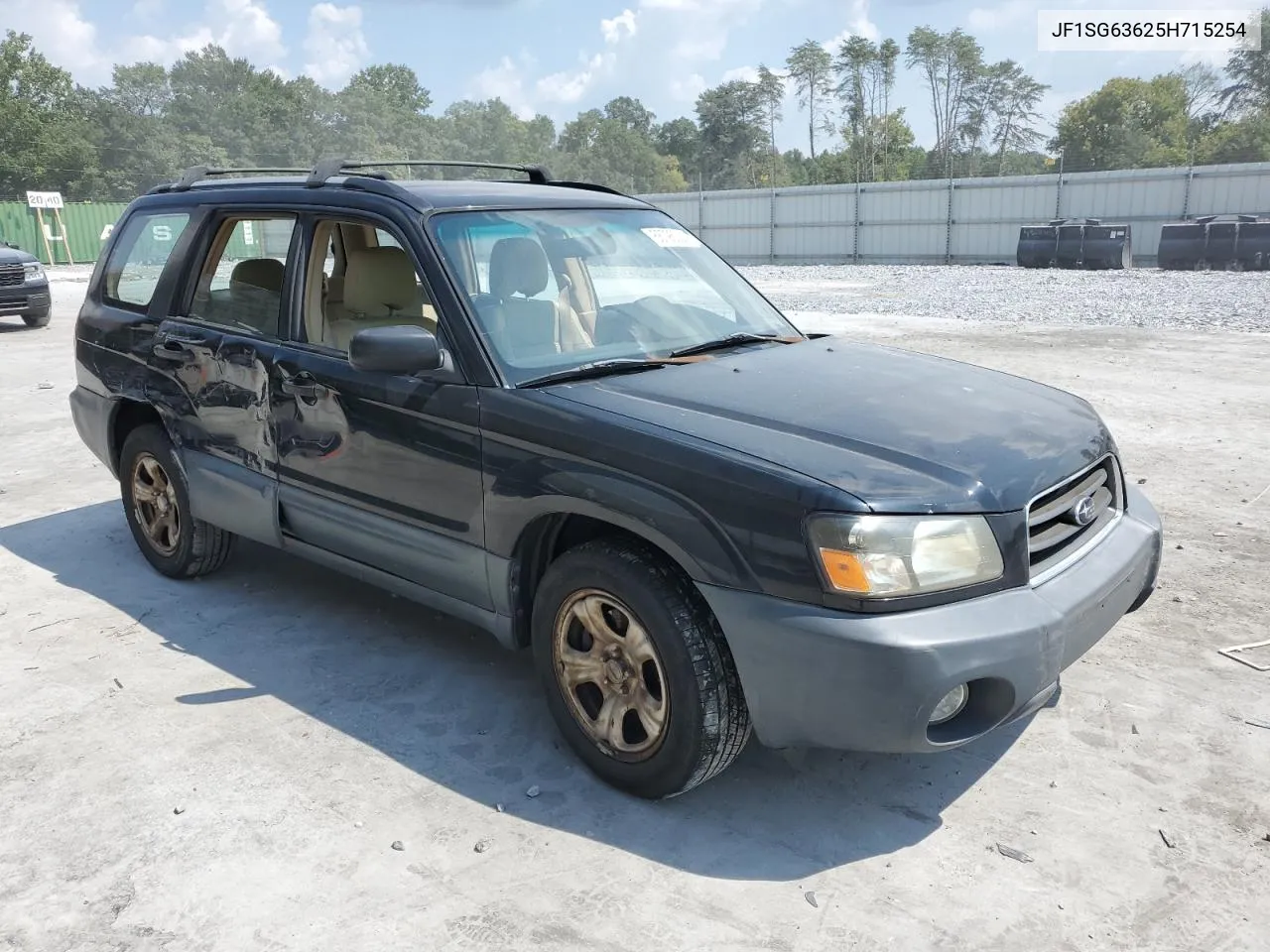 2005 Subaru Forester 2.5X VIN: JF1SG63625H715254 Lot: 66795324