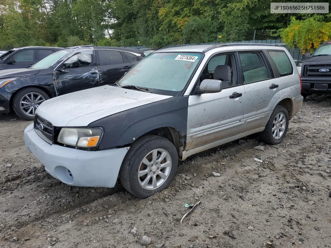 2005 Subaru Forester 2.5Xs VIN: JF1SG65625H751586 Lot: 72276364