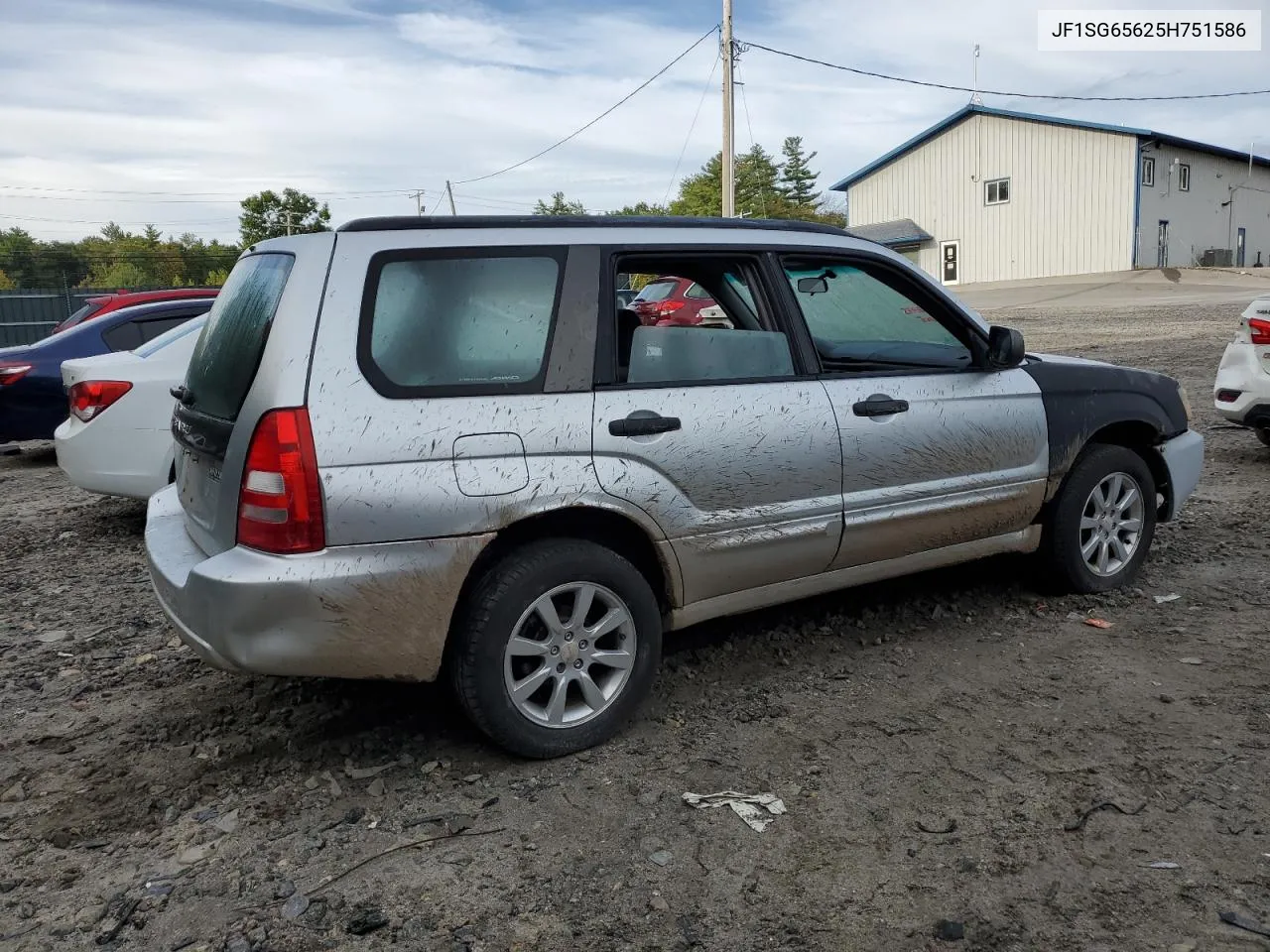 2005 Subaru Forester 2.5Xs VIN: JF1SG65625H751586 Lot: 72276364