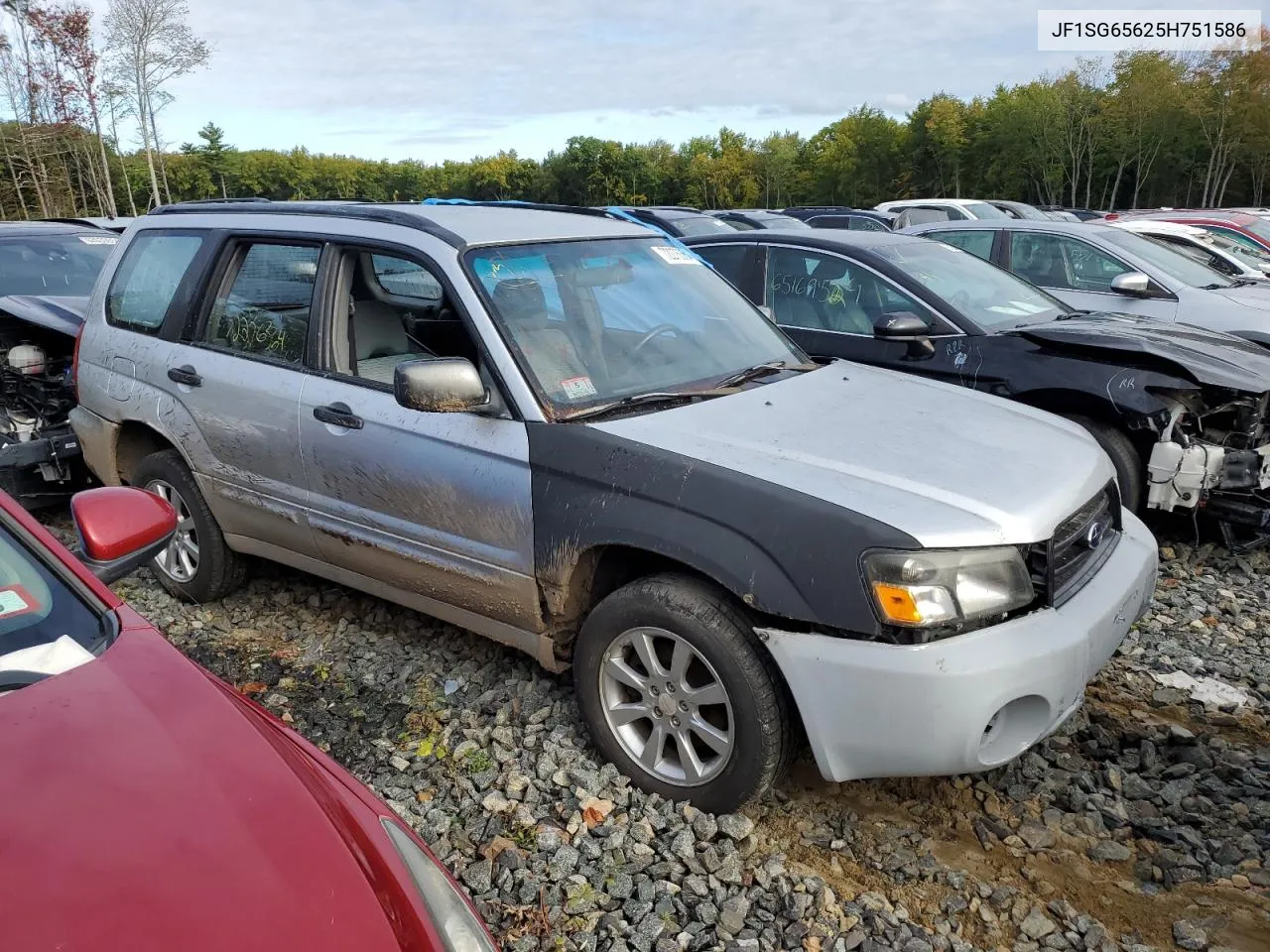 2005 Subaru Forester 2.5Xs VIN: JF1SG65625H751586 Lot: 72276364