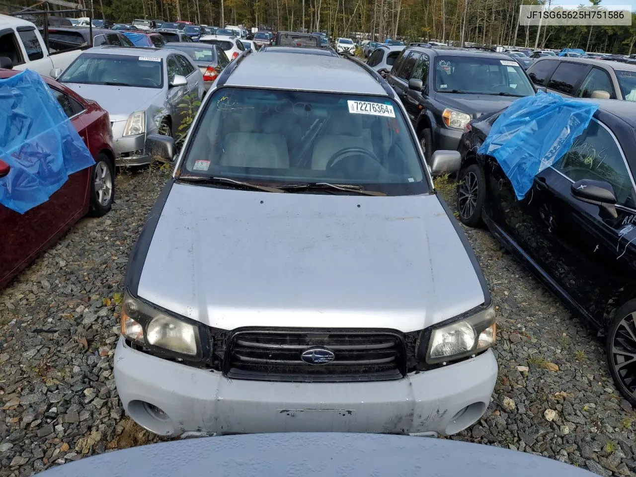 2005 Subaru Forester 2.5Xs VIN: JF1SG65625H751586 Lot: 72276364