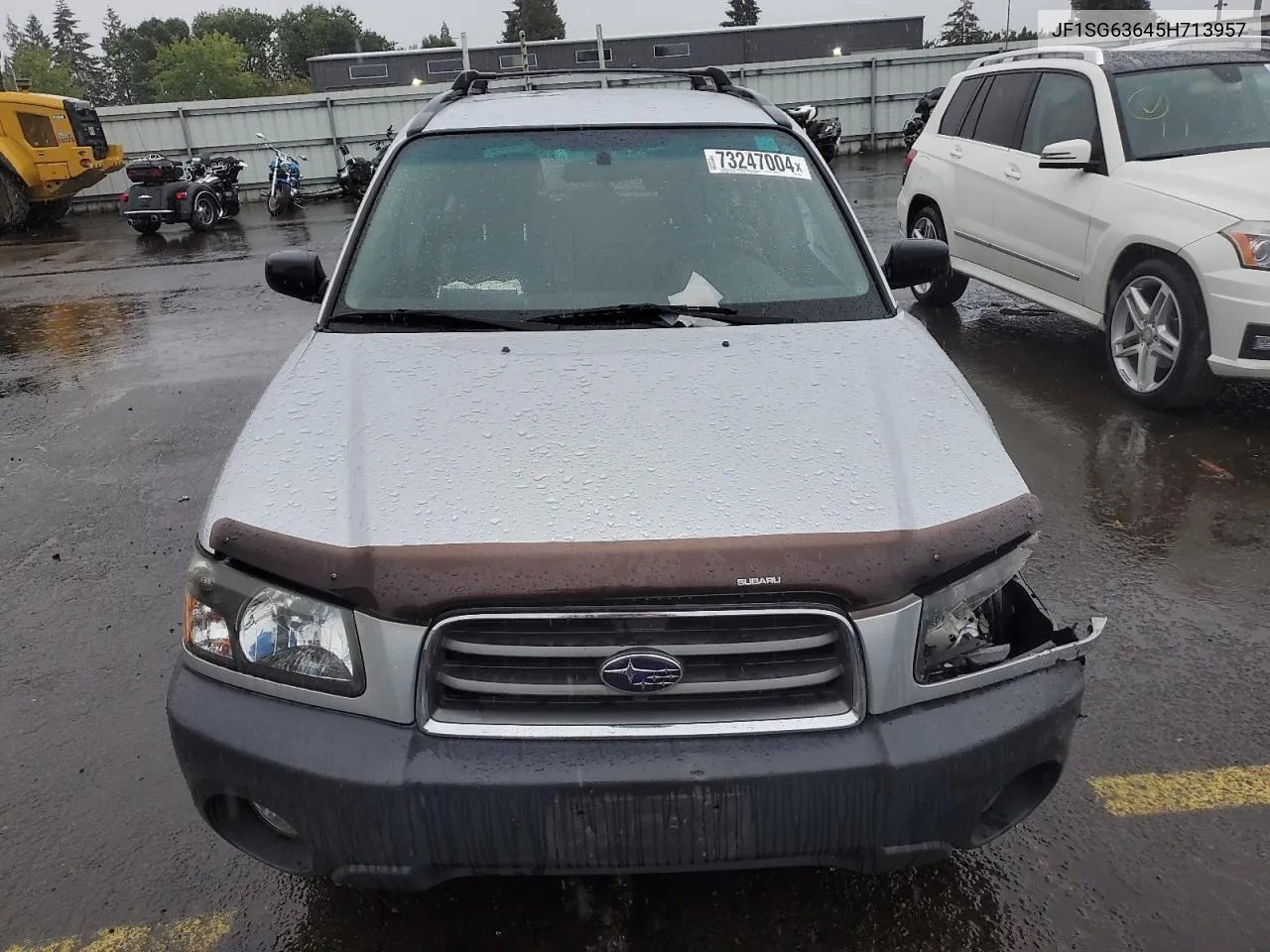 2005 Subaru Forester 2.5X VIN: JF1SG63645H713957 Lot: 73247004