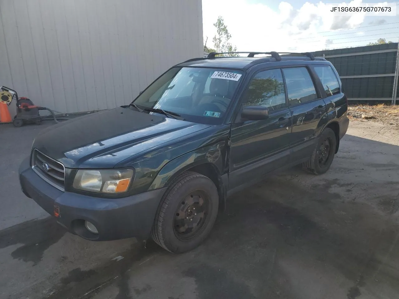 2005 Subaru Forester 2.5X VIN: JF1SG63675G707673 Lot: 74673504