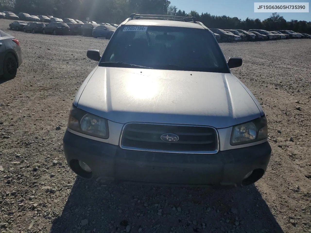 JF1SG63605H735390 2005 Subaru Forester 2.5X