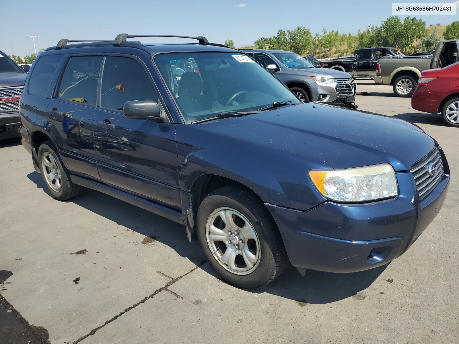 2006 Subaru Forester 2.5X VIN: JF1SG63686H702431 Lot: 65747204