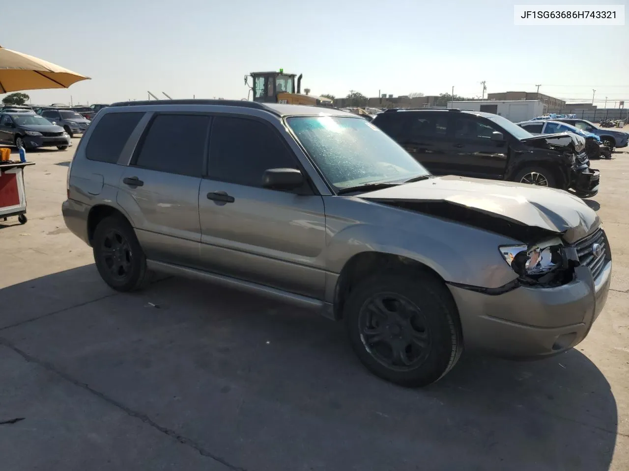 2006 Subaru Forester 2.5X VIN: JF1SG63686H743321 Lot: 68283854