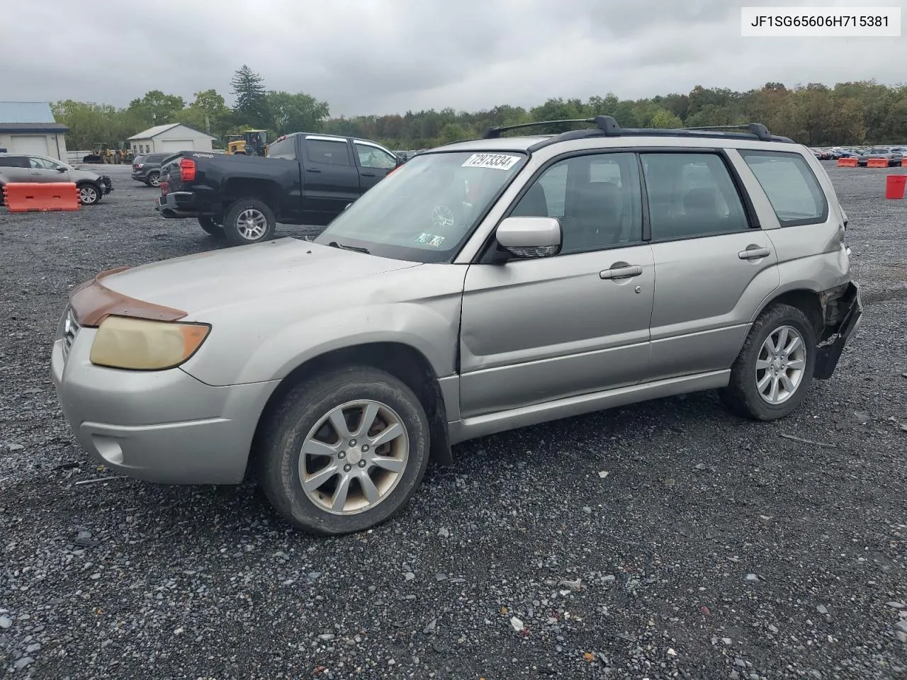 2006 Subaru Forester 2.5X Premium VIN: JF1SG65606H715381 Lot: 72973334