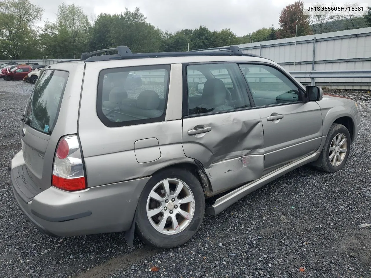 2006 Subaru Forester 2.5X Premium VIN: JF1SG65606H715381 Lot: 72973334