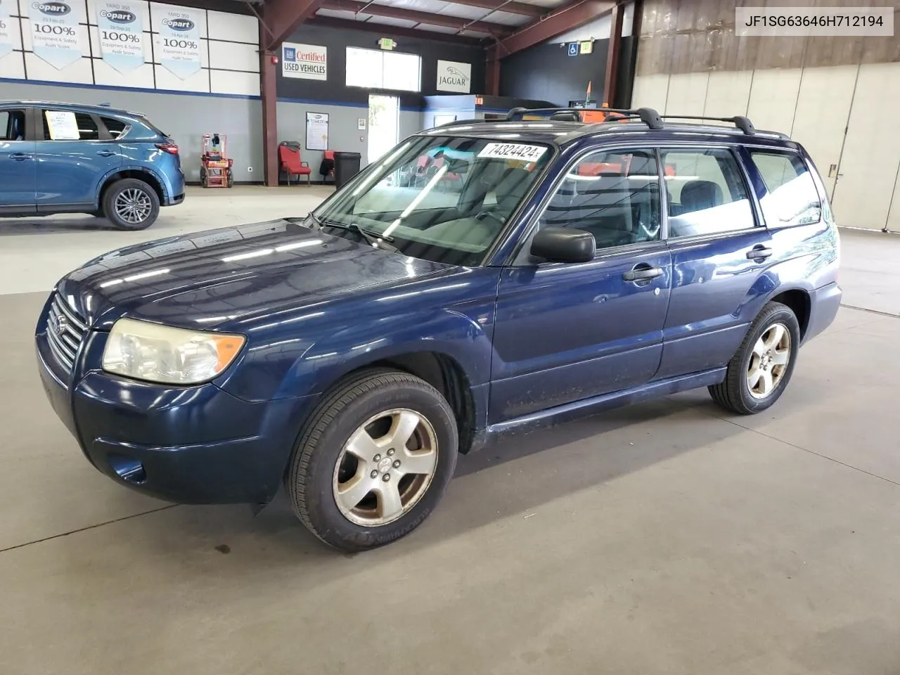 2006 Subaru Forester 2.5X VIN: JF1SG63646H712194 Lot: 74324424