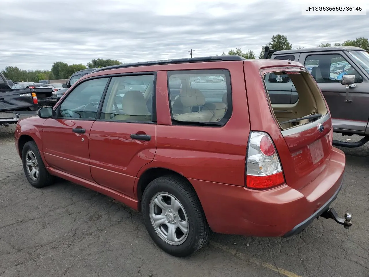 2006 Subaru Forester 2.5X VIN: JF1SG63666G736146 Lot: 75563734