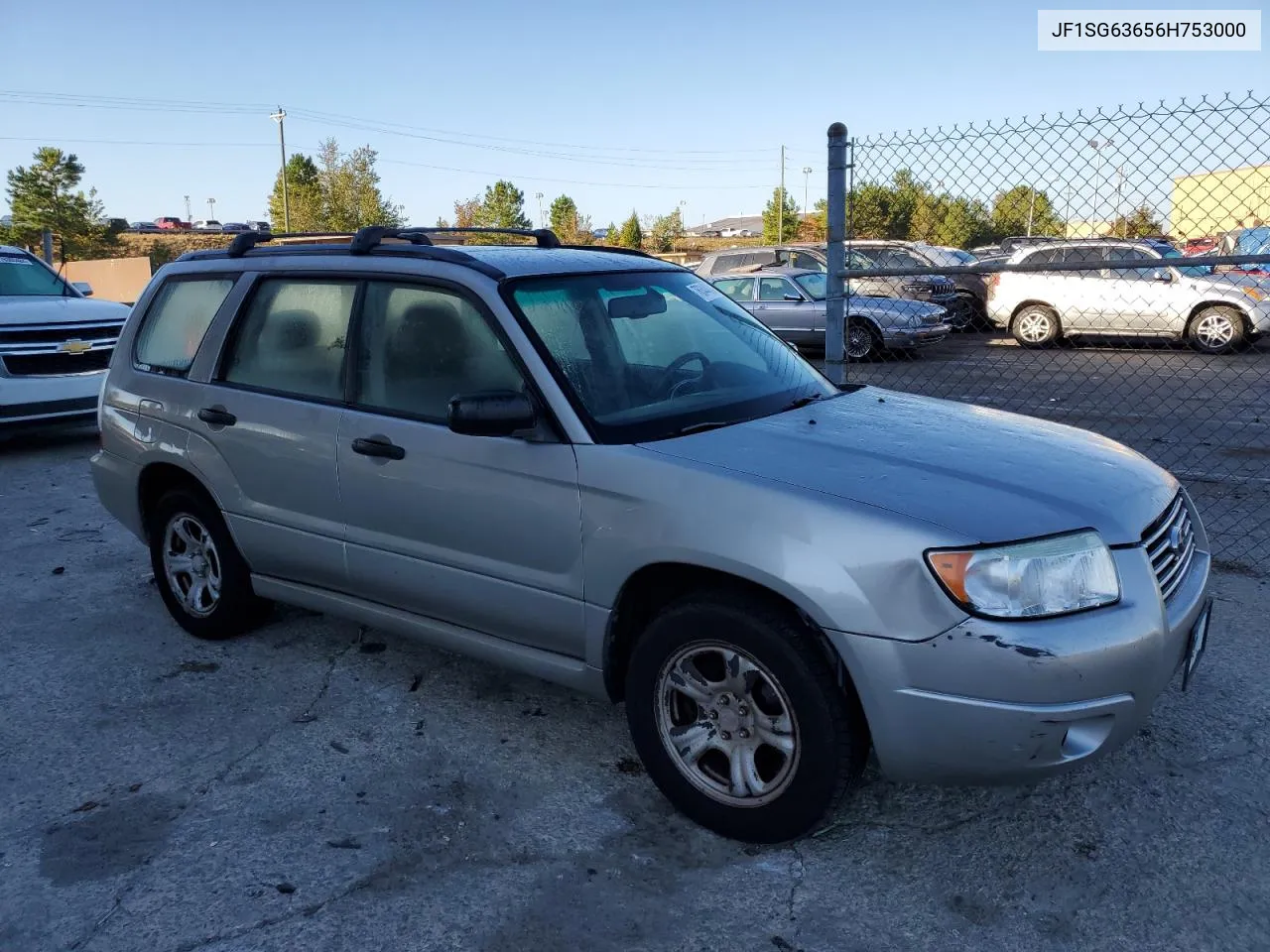 2006 Subaru Forester 2.5X VIN: JF1SG63656H753000 Lot: 76344034