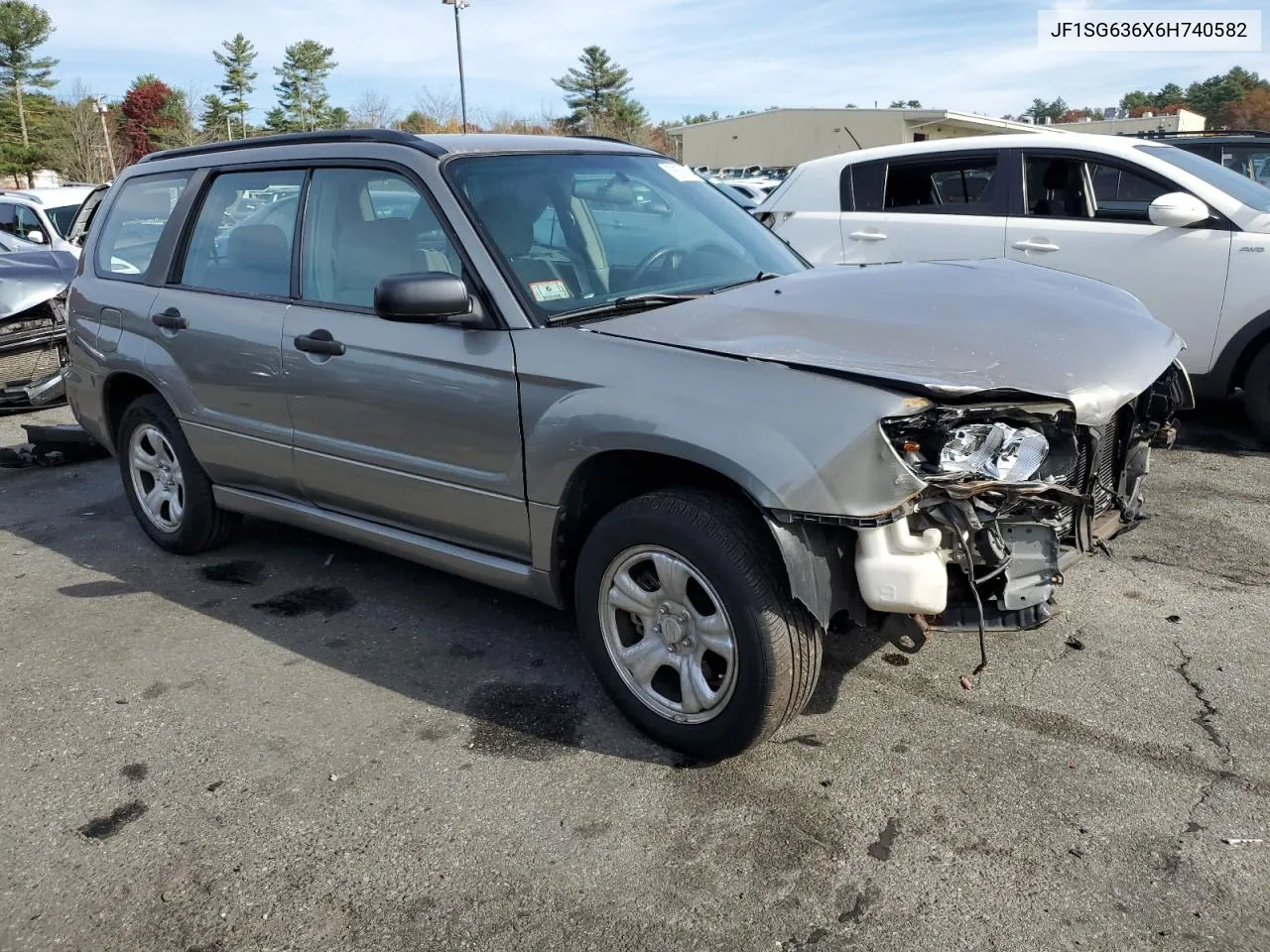 2006 Subaru Forester 2.5X VIN: JF1SG636X6H740582 Lot: 78508994