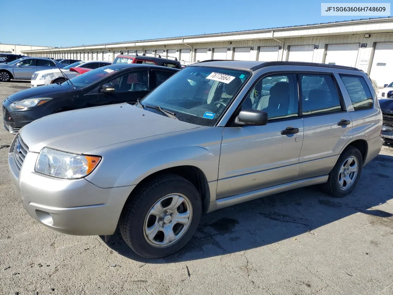 2006 Subaru Forester 2.5X VIN: JF1SG63606H748609 Lot: 78775664