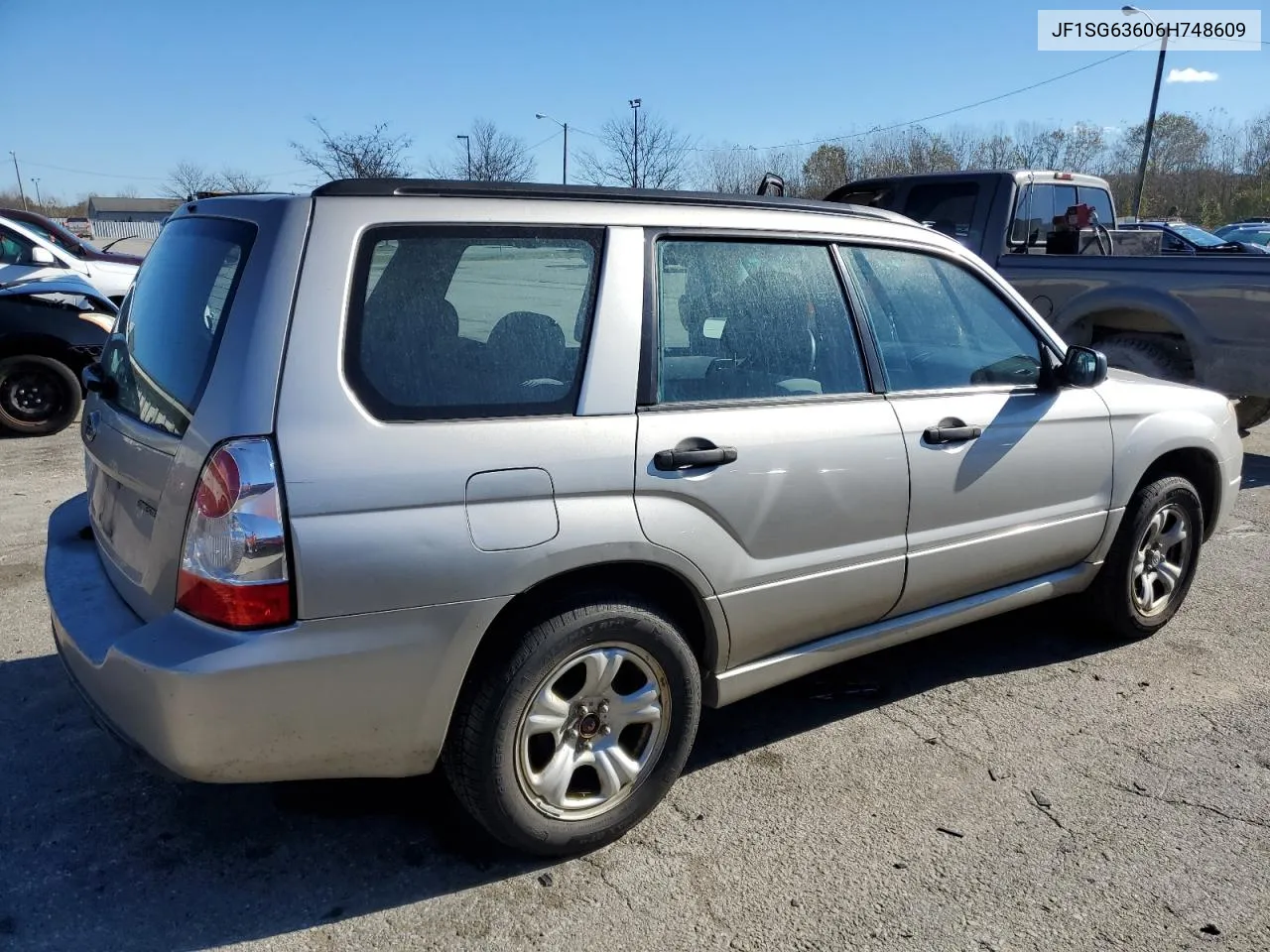 2006 Subaru Forester 2.5X VIN: JF1SG63606H748609 Lot: 78775664