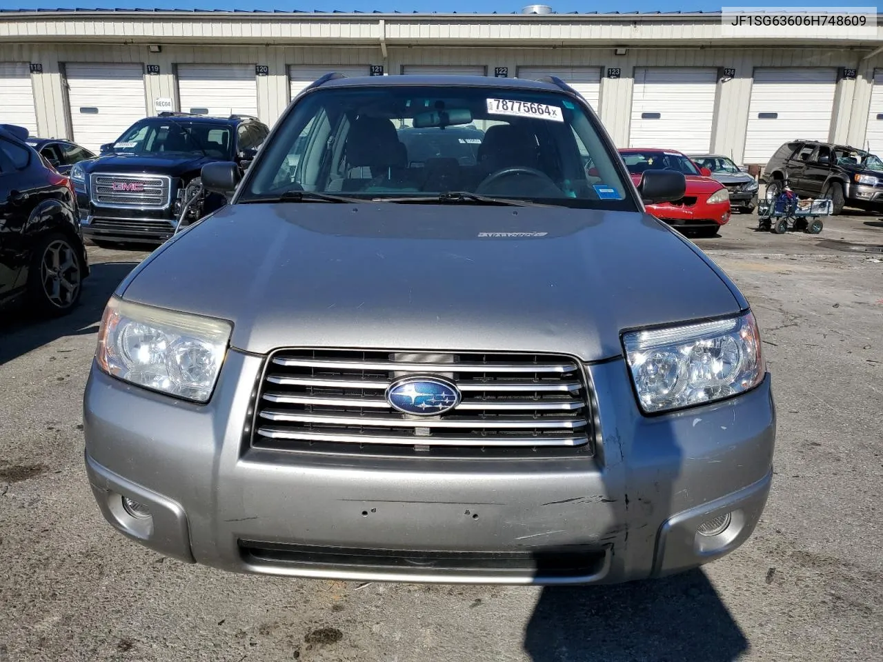 2006 Subaru Forester 2.5X VIN: JF1SG63606H748609 Lot: 78775664