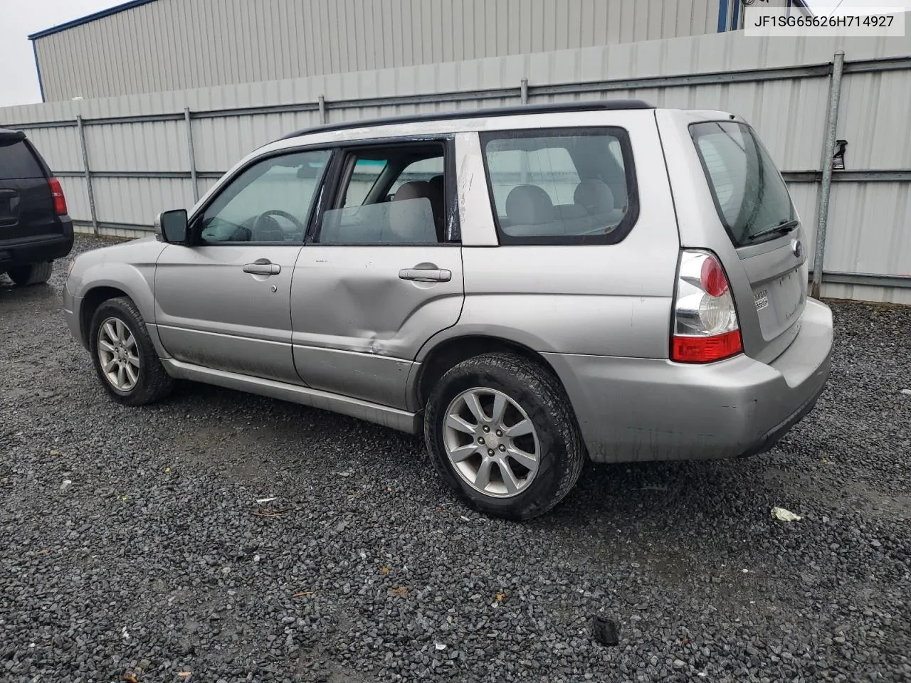 2006 Subaru Forester 2.5X Premium VIN: JF1SG65626H714927 Lot: 79224054