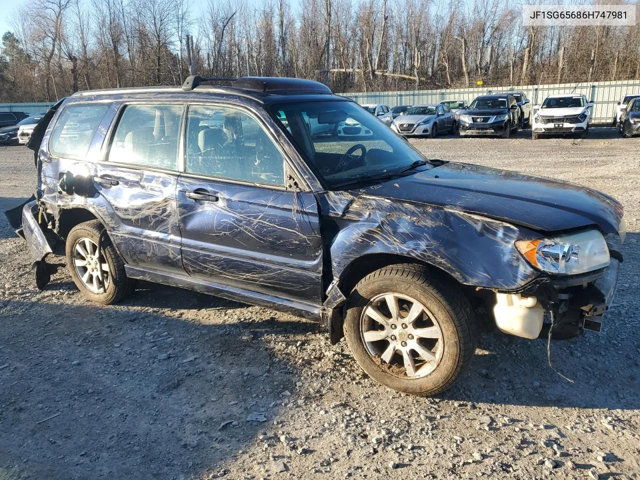 2006 Subaru Forester 2.5X Premium VIN: JF1SG65686H747981 Lot: 79250784