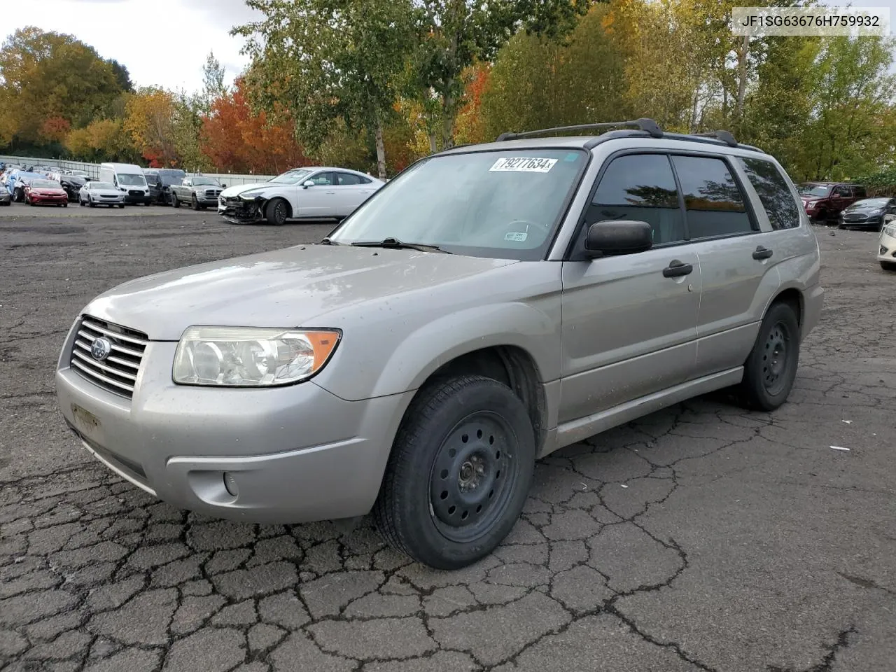 2006 Subaru Forester 2.5X VIN: JF1SG63676H759932 Lot: 79277634