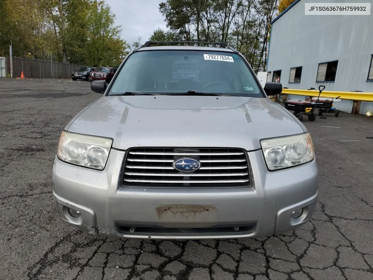 2006 Subaru Forester 2.5X VIN: JF1SG63676H759932 Lot: 79277634