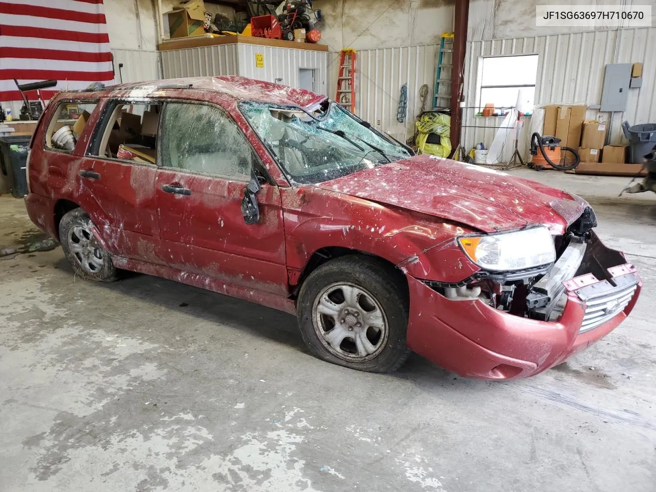 2007 Subaru Forester 2.5X VIN: JF1SG63697H710670 Lot: 53334064