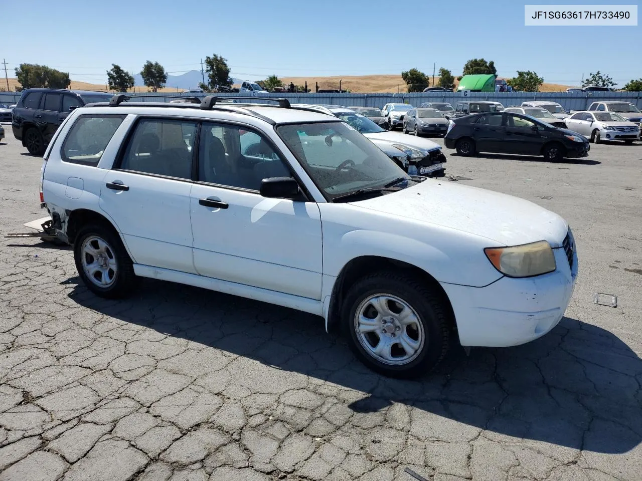 2007 Subaru Forester 2.5X VIN: JF1SG63617H733490 Lot: 63132784