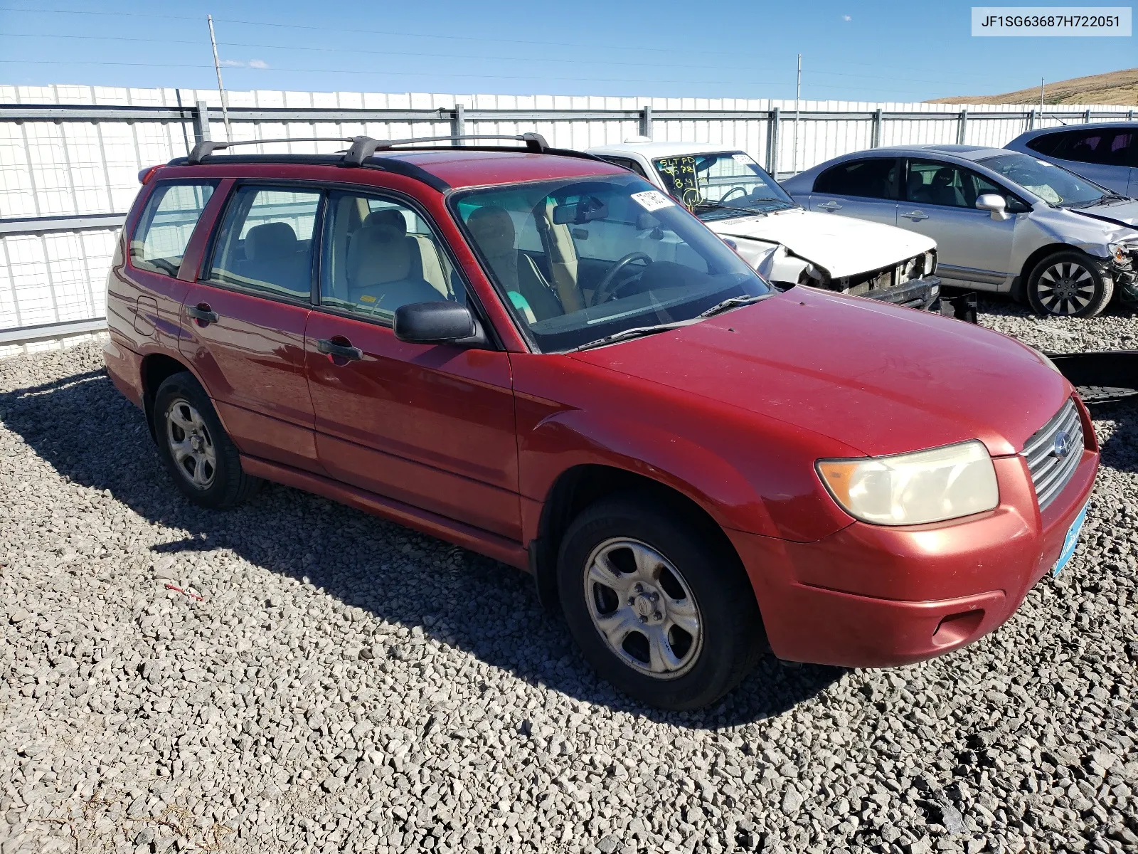 JF1SG63687H722051 2007 Subaru Forester 2.5X