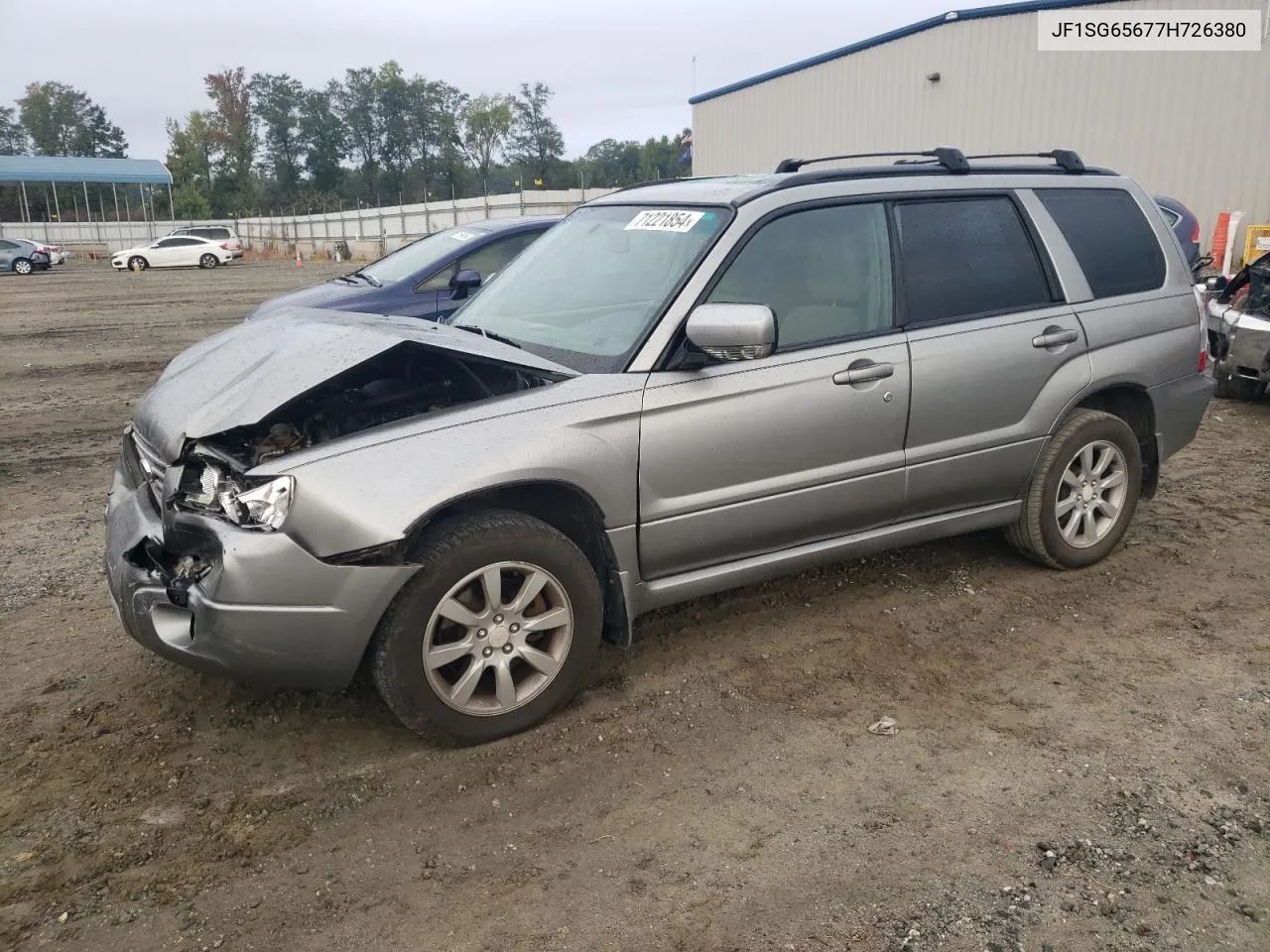 2007 Subaru Forester 2.5X Premium VIN: JF1SG65677H726380 Lot: 71221854