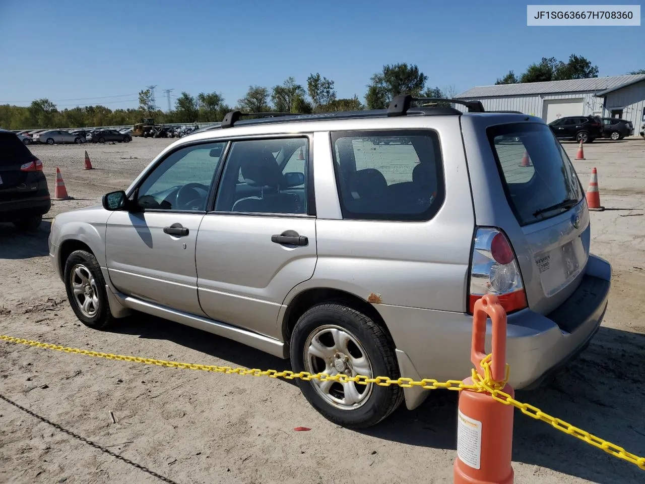 2007 Subaru Forester 2.5X VIN: JF1SG63667H708360 Lot: 73492974