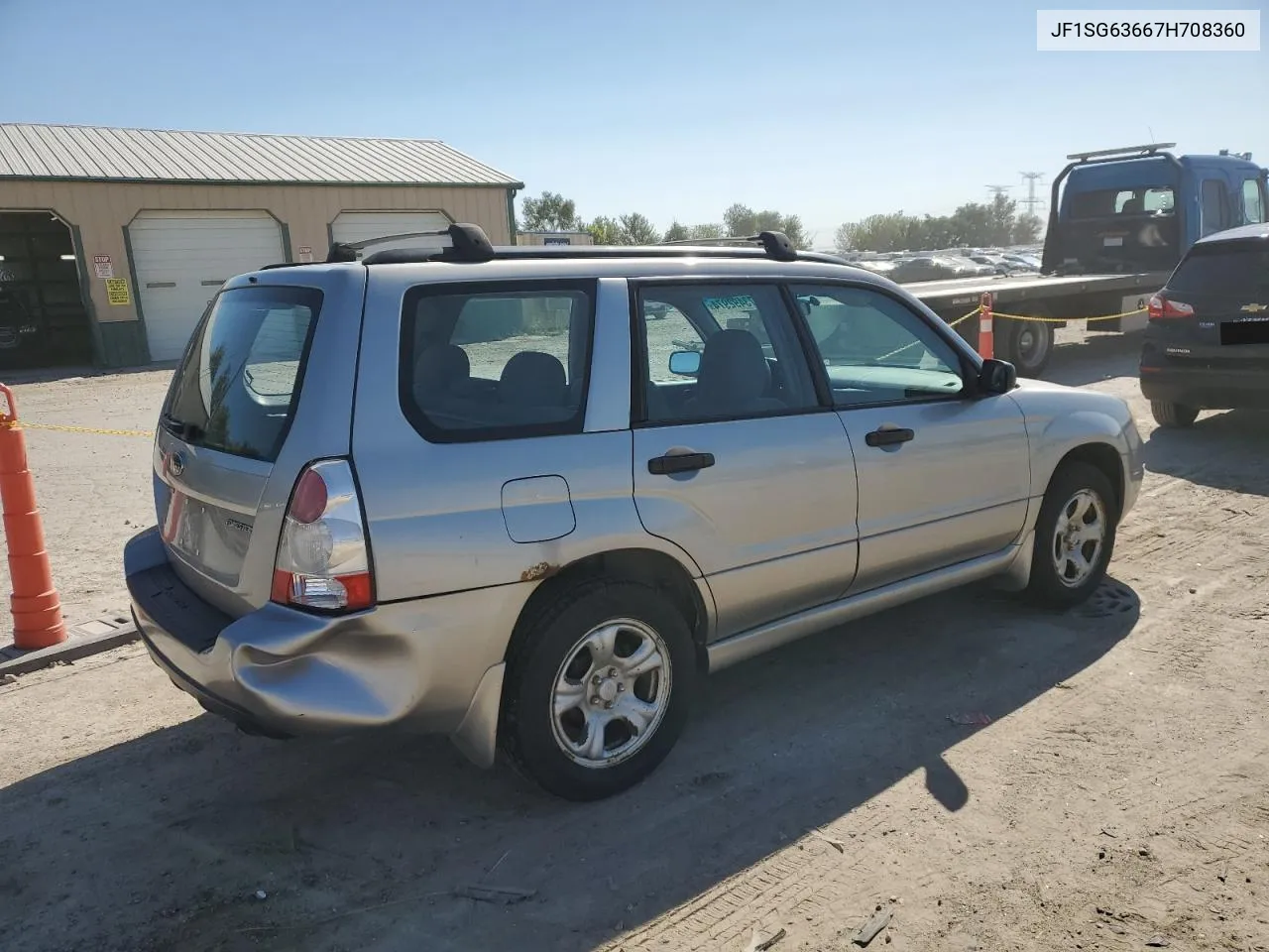 2007 Subaru Forester 2.5X VIN: JF1SG63667H708360 Lot: 73492974