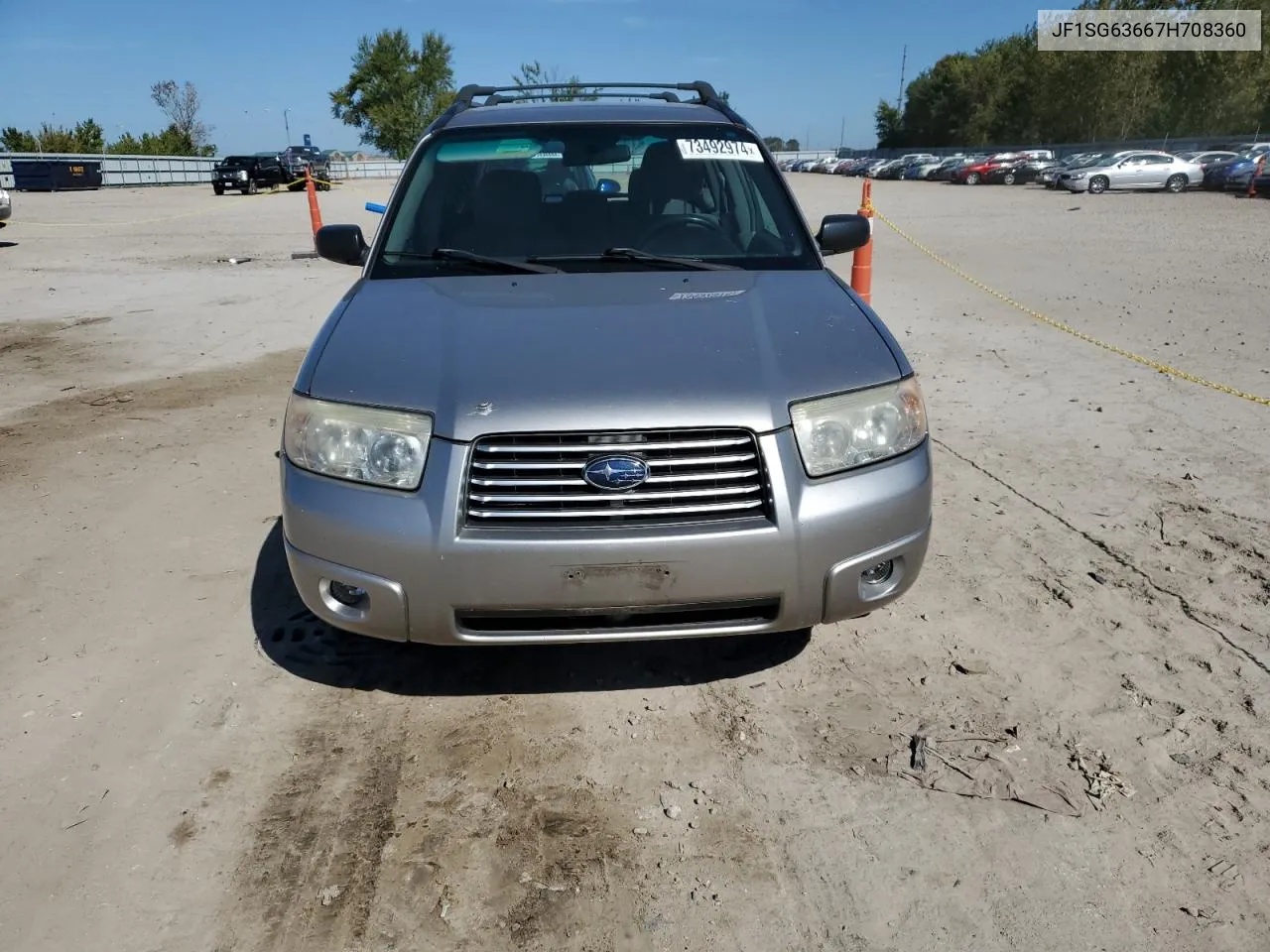 2007 Subaru Forester 2.5X VIN: JF1SG63667H708360 Lot: 73492974