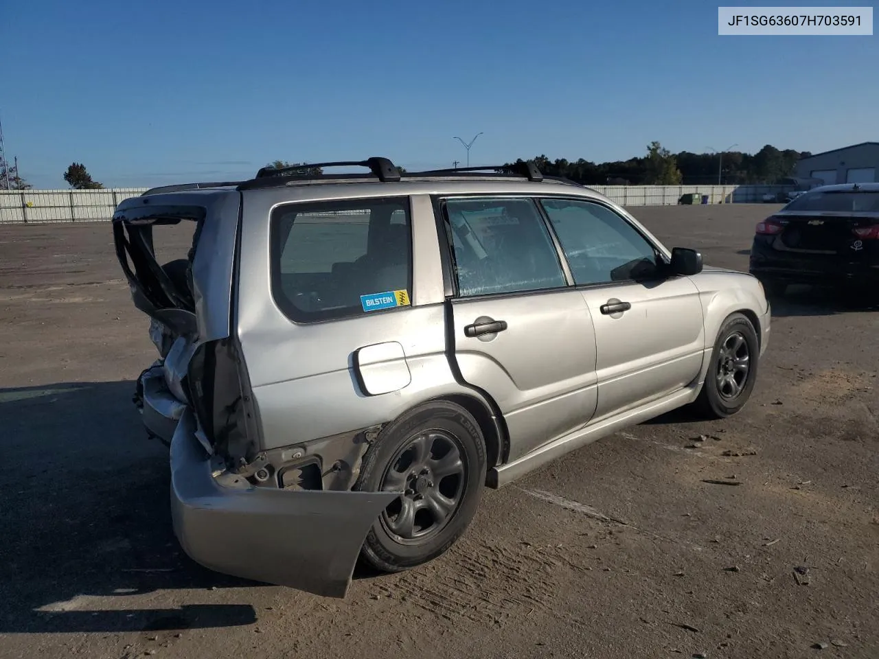 2007 Subaru Forester 2.5X VIN: JF1SG63607H703591 Lot: 76787504