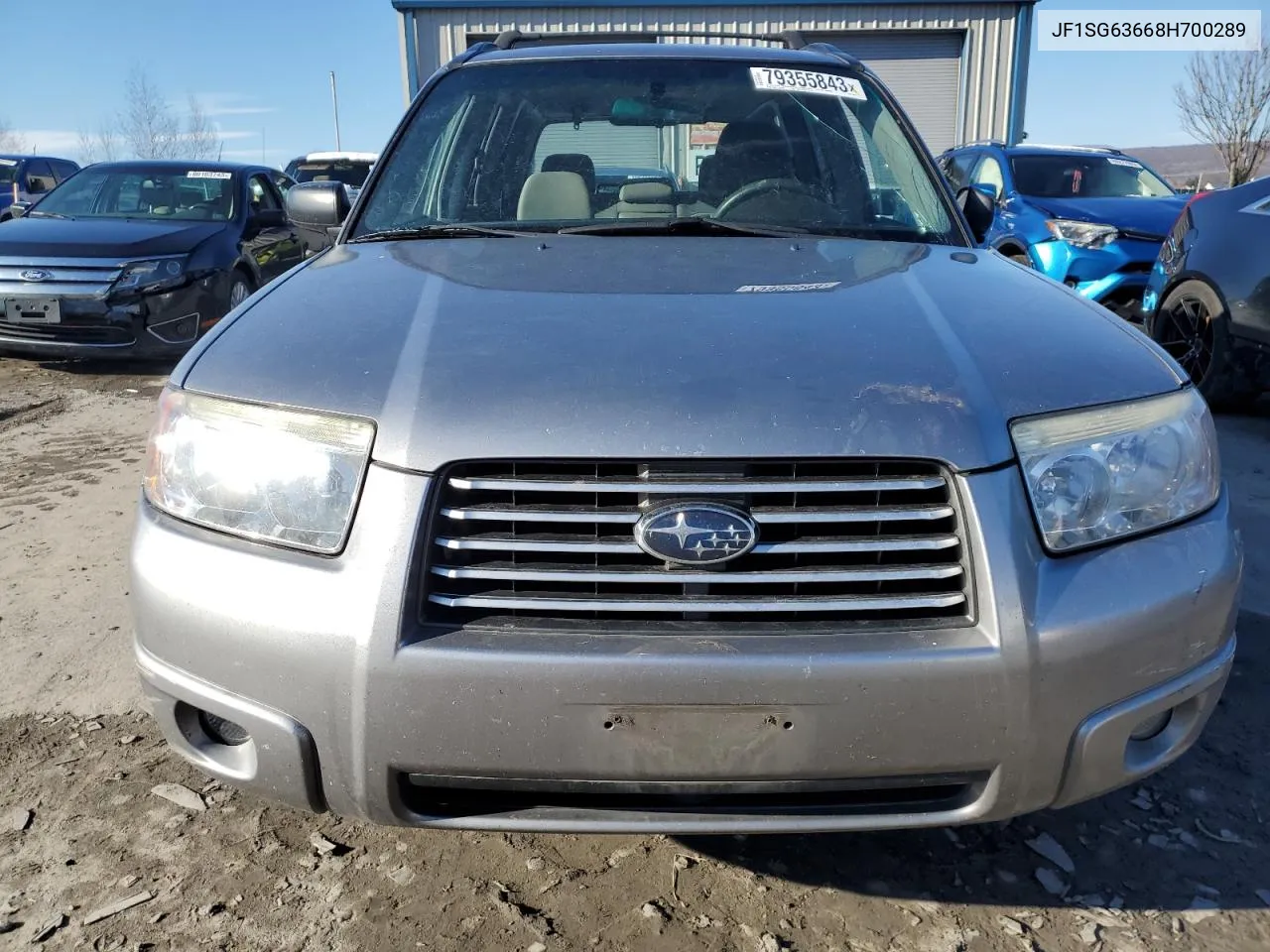 2008 Subaru Forester 2.5X VIN: JF1SG63668H700289 Lot: 62074794