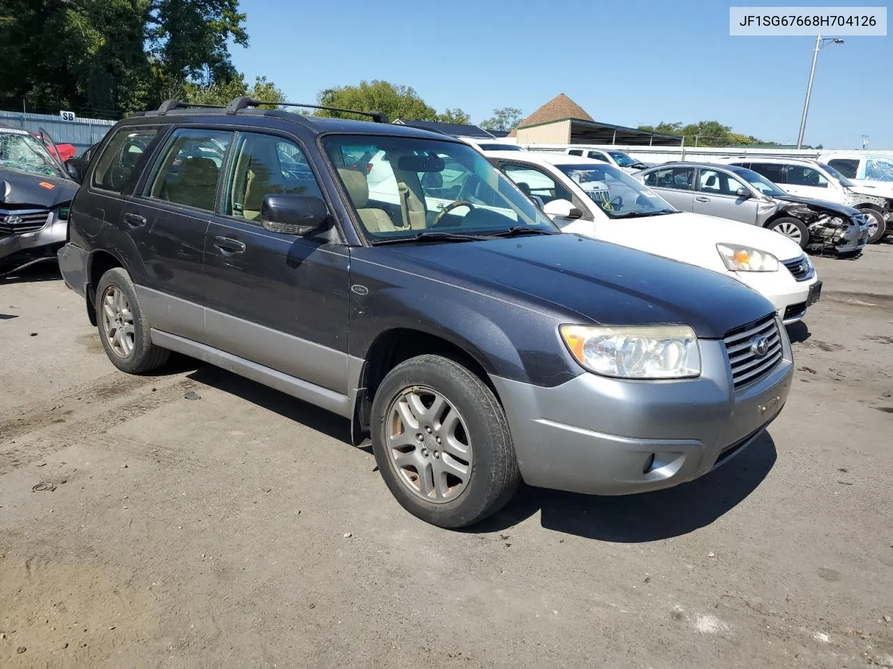 2008 Subaru Forester 2.5X Ll Bean VIN: JF1SG67668H704126 Lot: 70518644