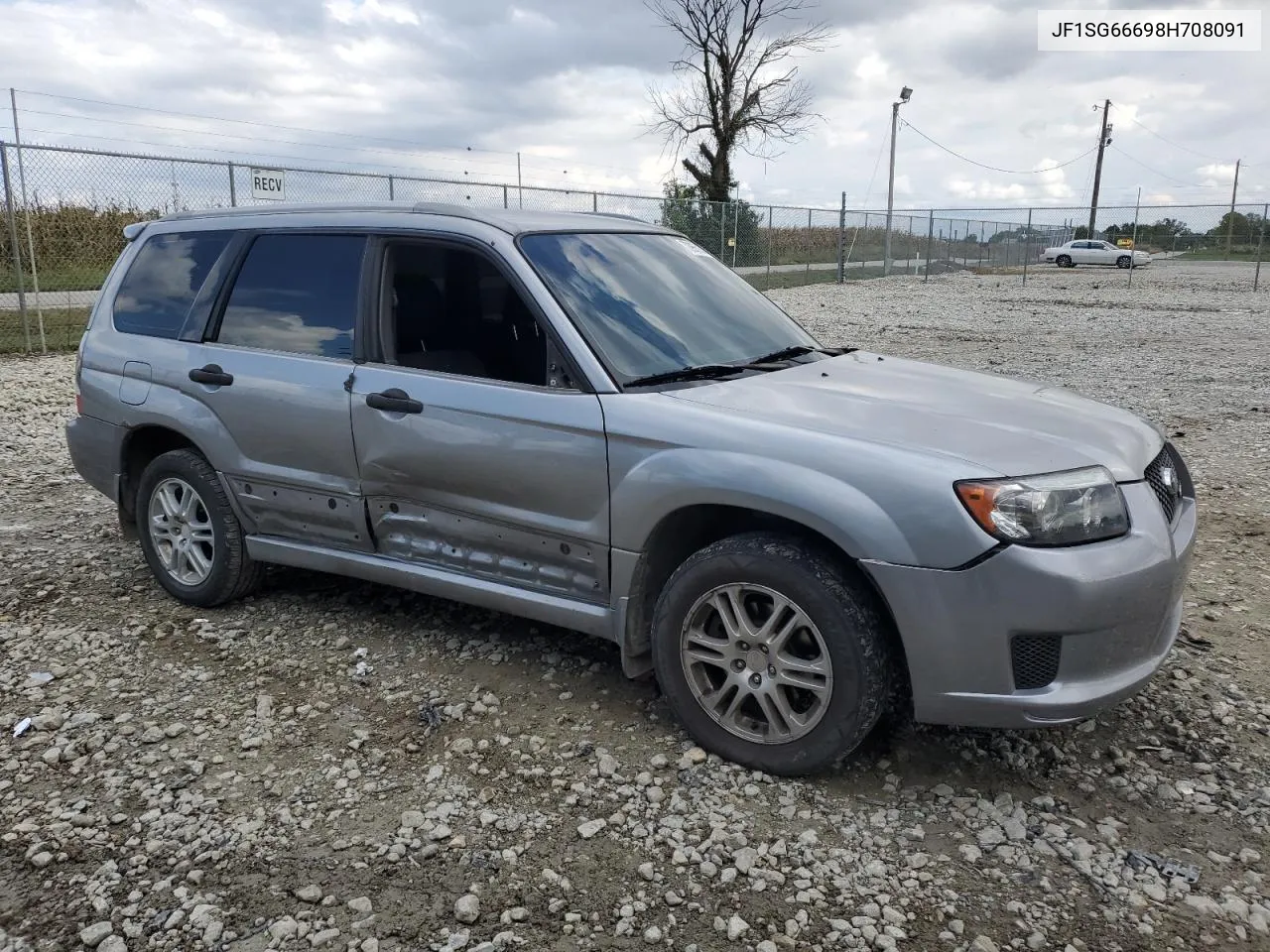 JF1SG66698H708091 2008 Subaru Forester Sports 2.5X