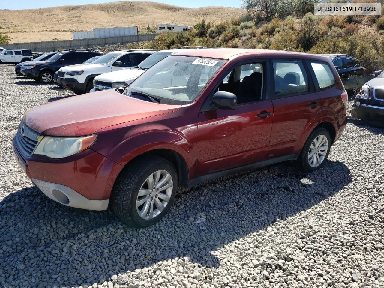 2009 Subaru Forester 2.5X VIN: JF2SH61619H718938 Lot: 67920524