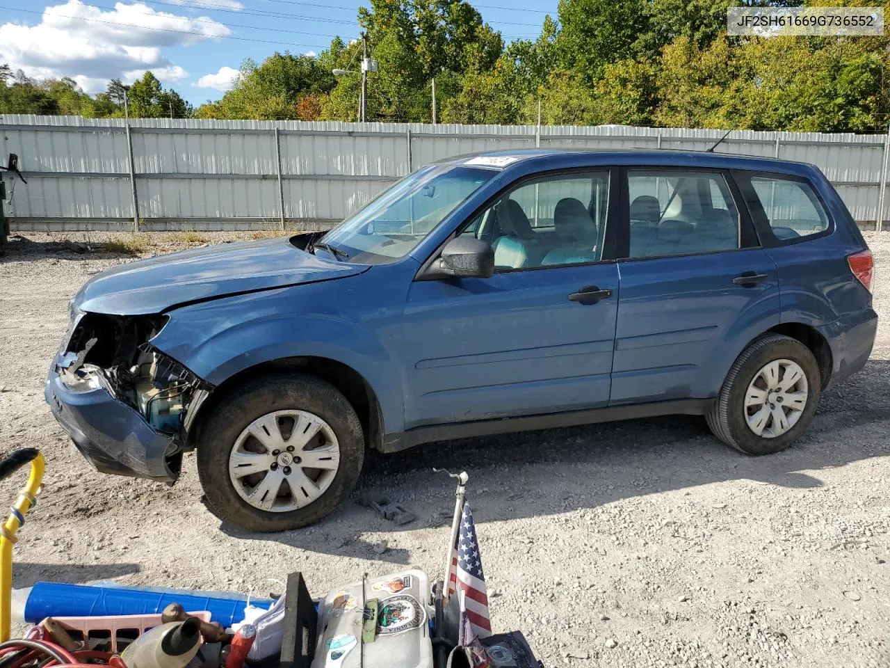 2009 Subaru Forester 2.5X VIN: JF2SH61669G736552 Lot: 71719624