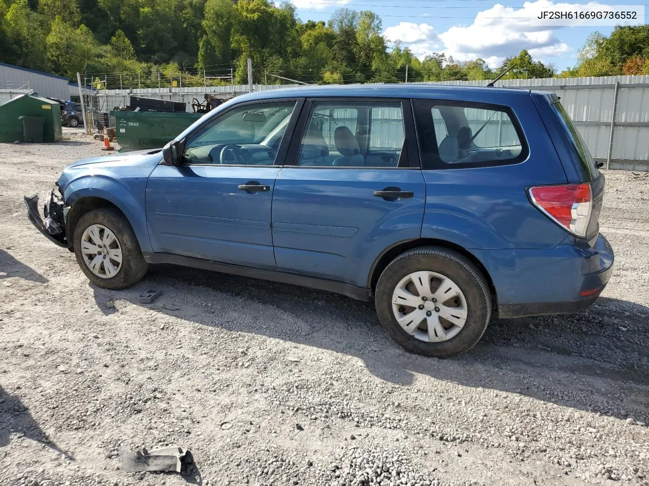 2009 Subaru Forester 2.5X VIN: JF2SH61669G736552 Lot: 71719624