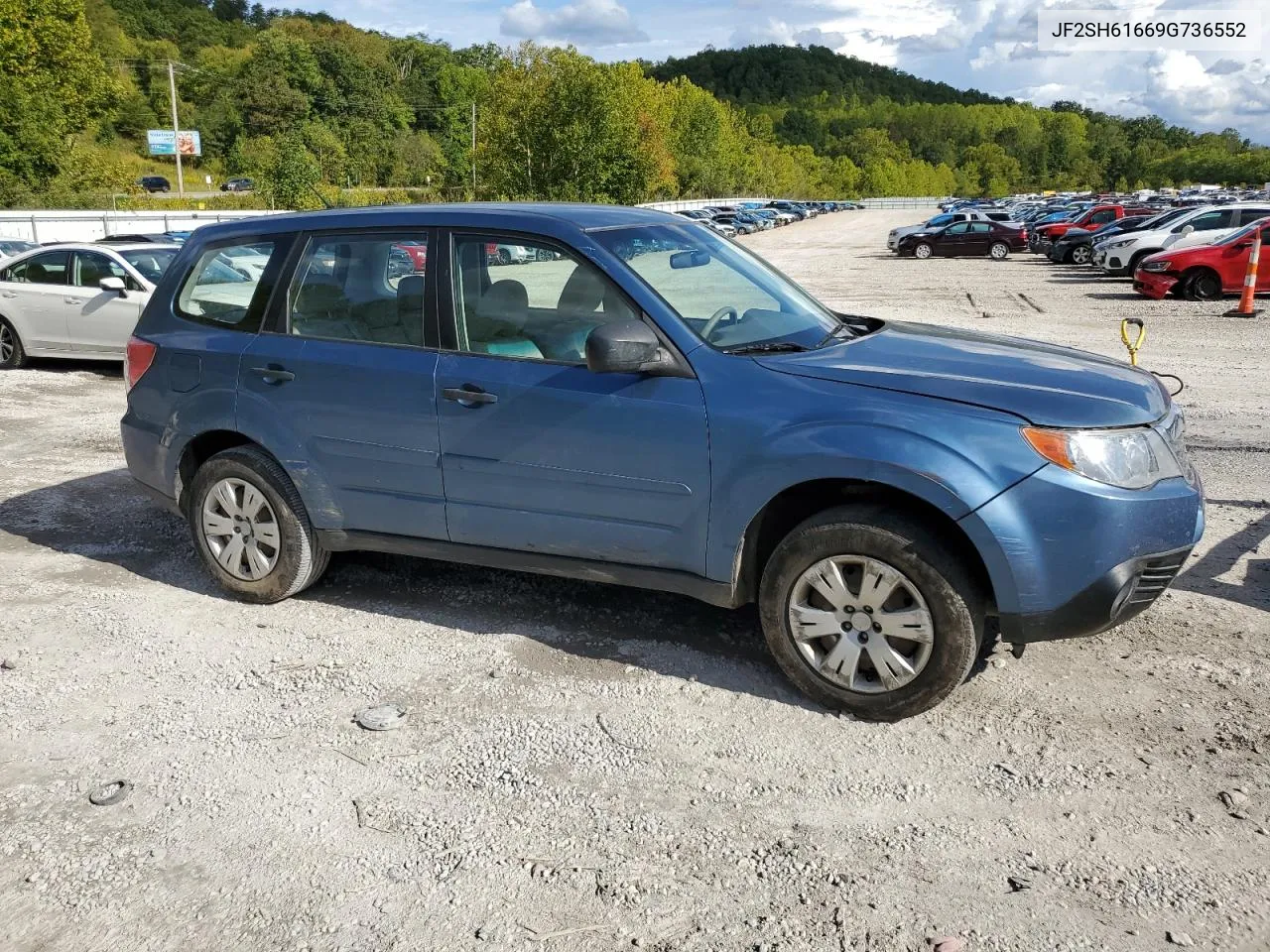 2009 Subaru Forester 2.5X VIN: JF2SH61669G736552 Lot: 71719624