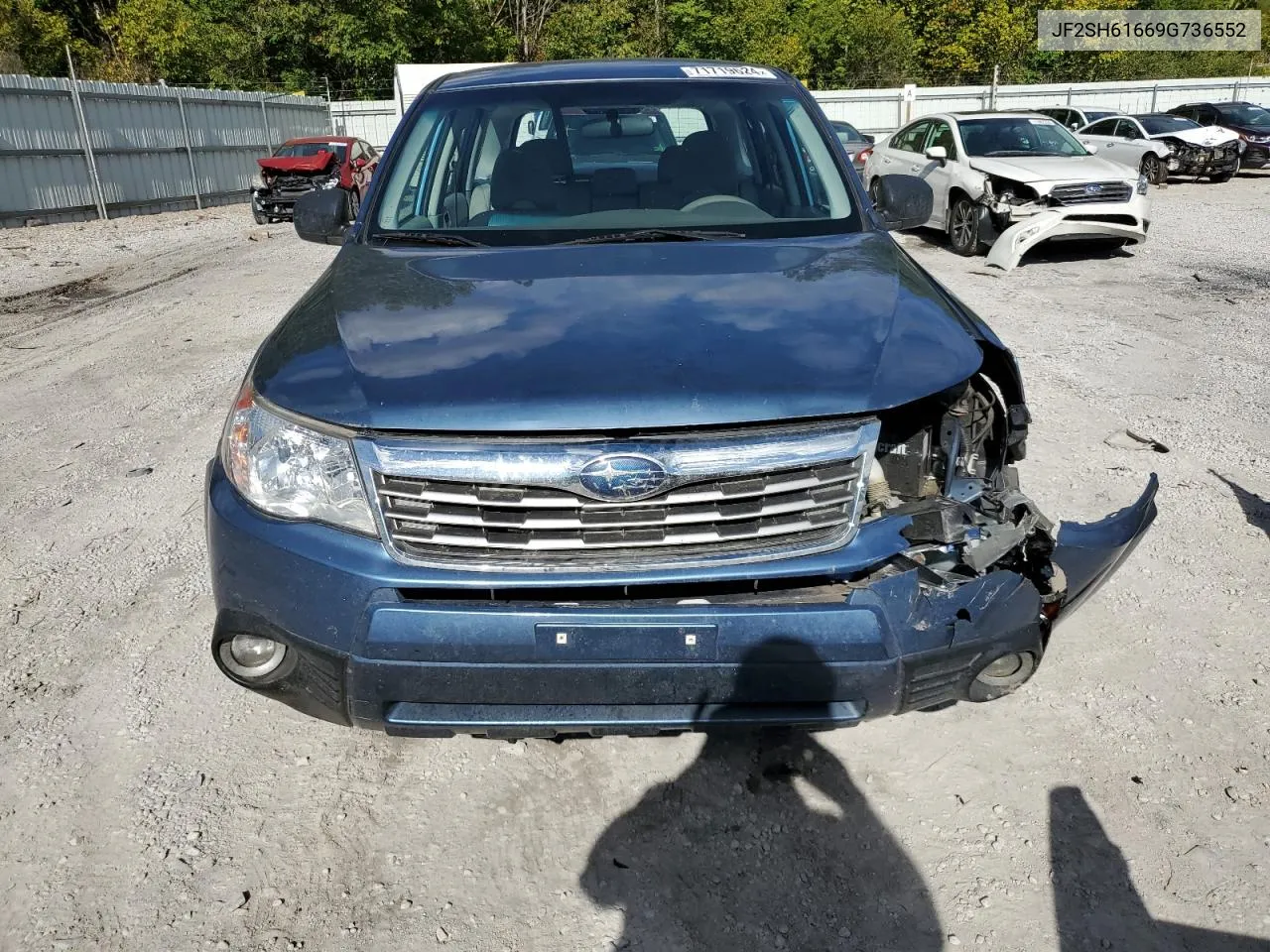 2009 Subaru Forester 2.5X VIN: JF2SH61669G736552 Lot: 71719624