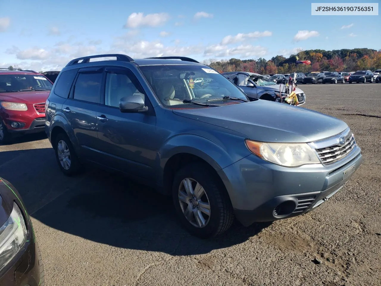 2009 Subaru Forester 2.5X Premium VIN: JF2SH63619G756351 Lot: 72498464