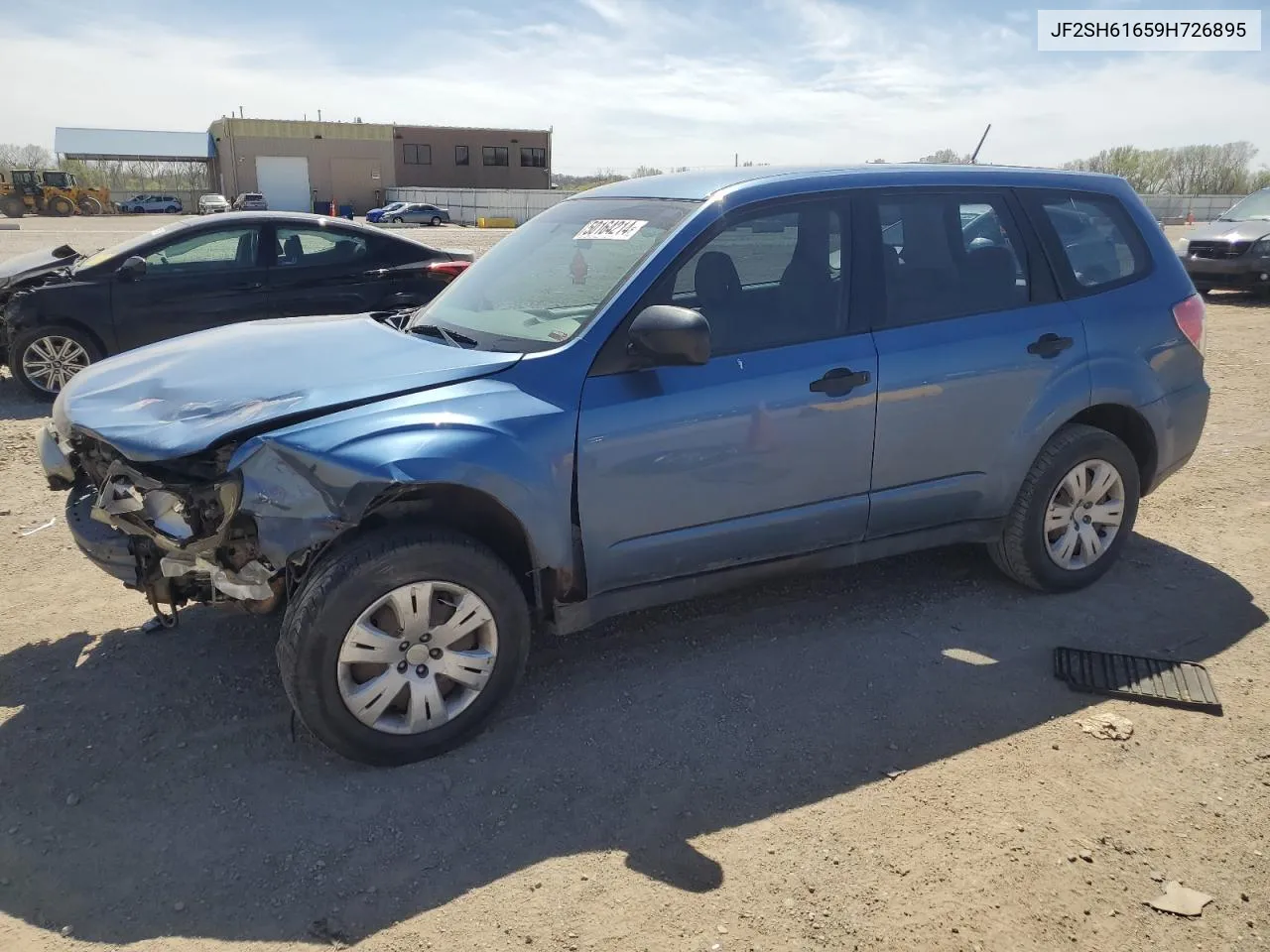 2009 Subaru Forester 2.5X VIN: JF2SH61659H726895 Lot: 73315034