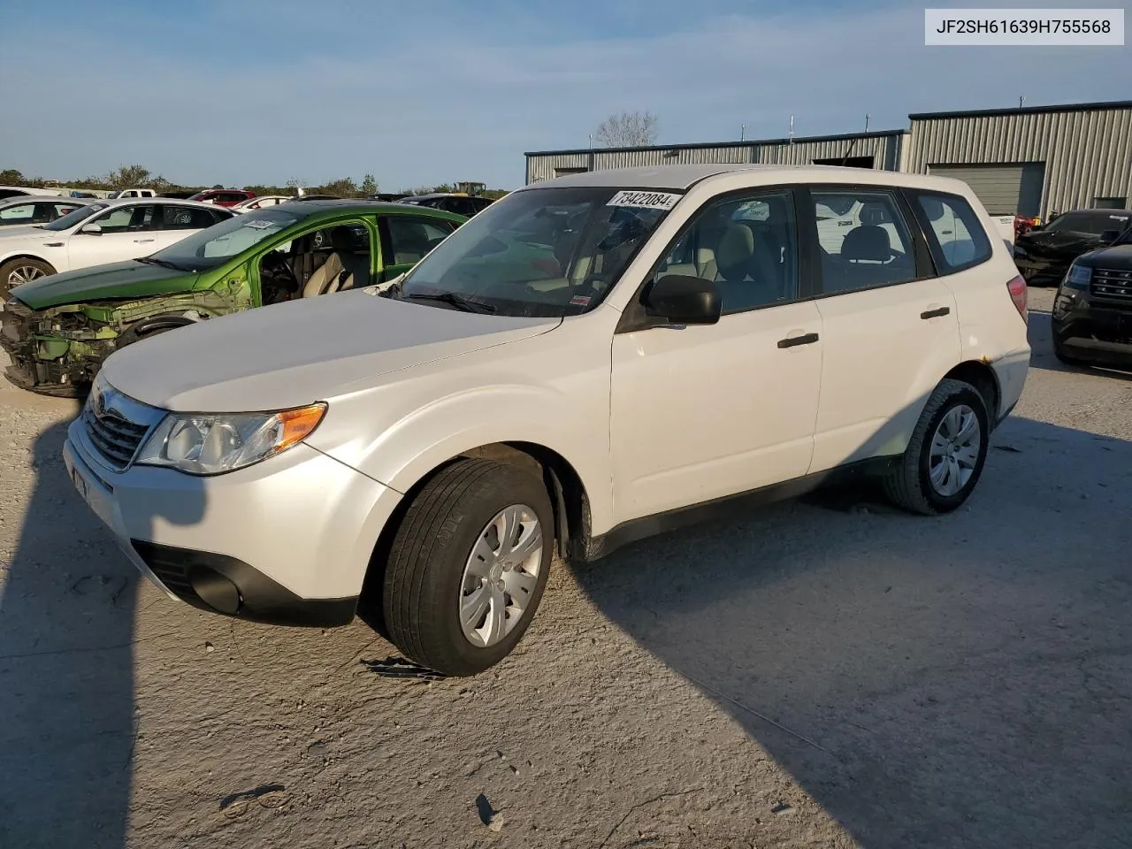 2009 Subaru Forester 2.5X VIN: JF2SH61639H755568 Lot: 73422084