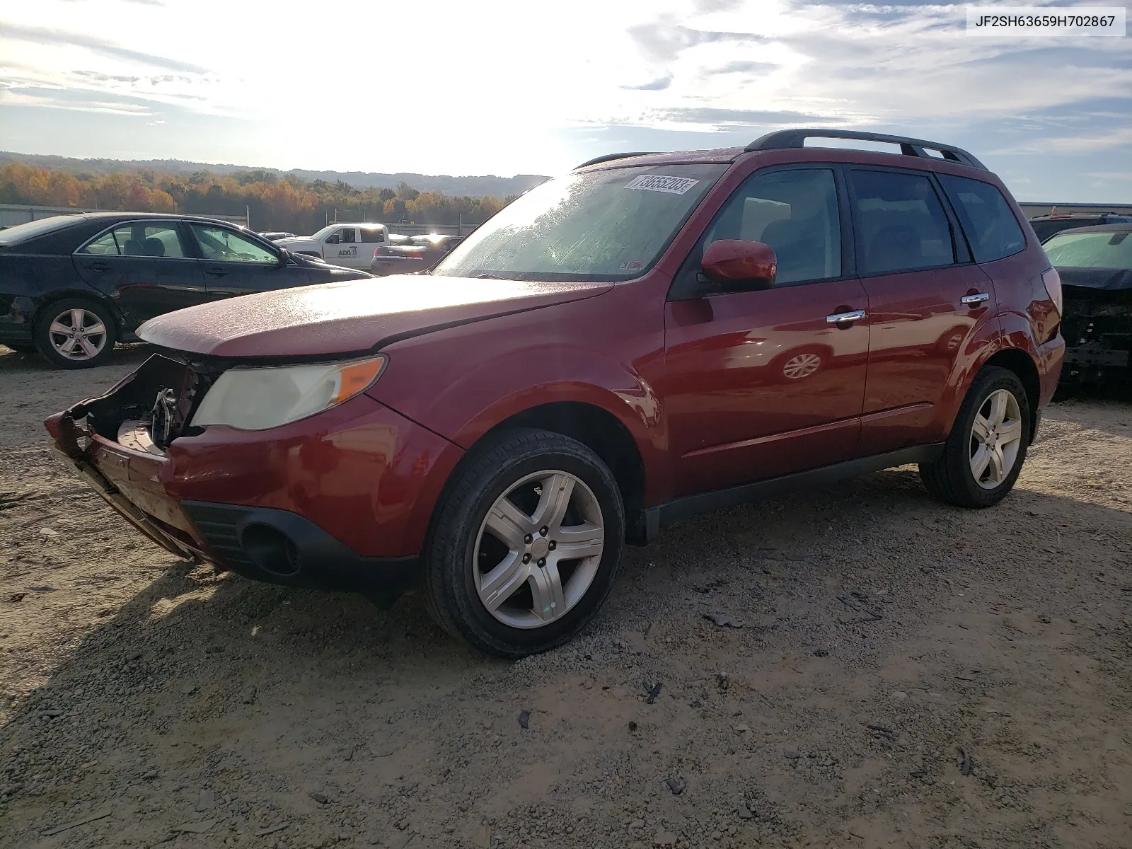 2009 Subaru Forester 2.5X Premium VIN: JF2SH63659H702867 Lot: 73655203