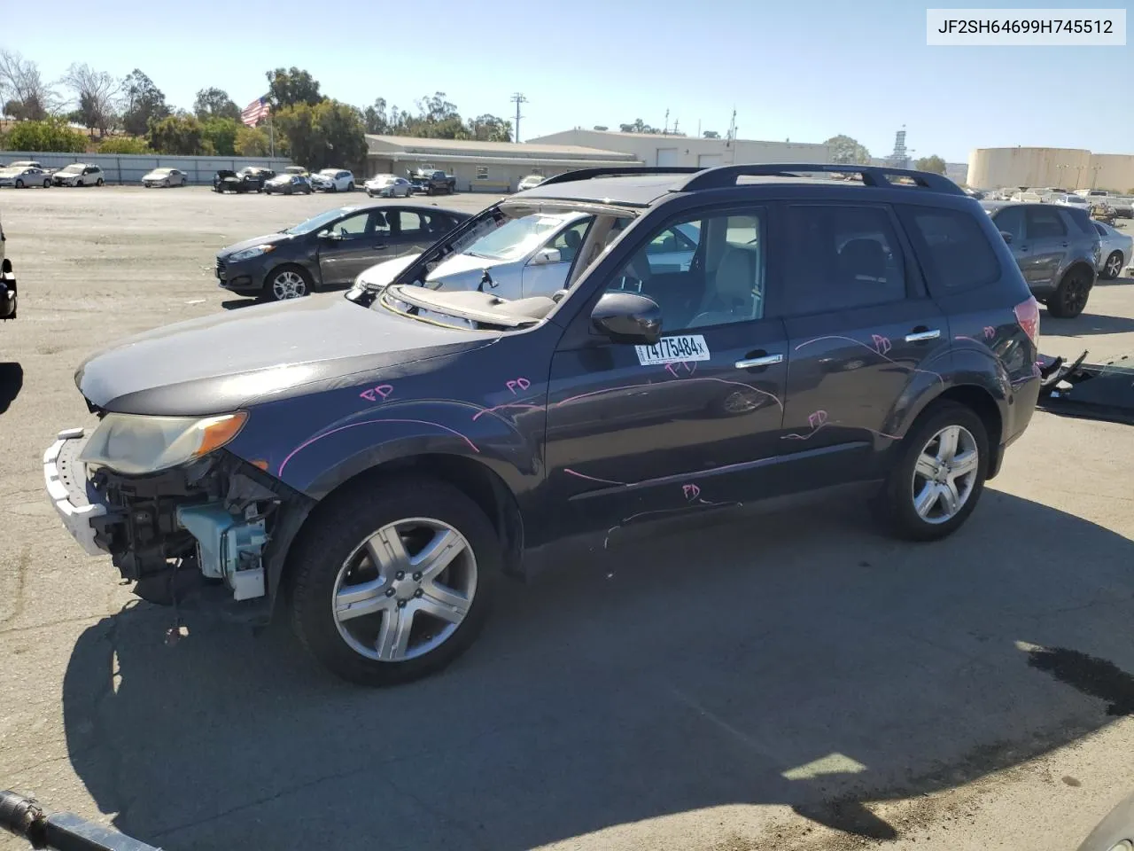 2009 Subaru Forester 2.5X Limited VIN: JF2SH64699H745512 Lot: 74775484