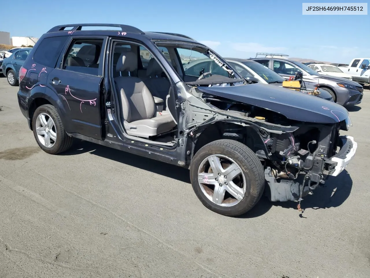 2009 Subaru Forester 2.5X Limited VIN: JF2SH64699H745512 Lot: 74775484