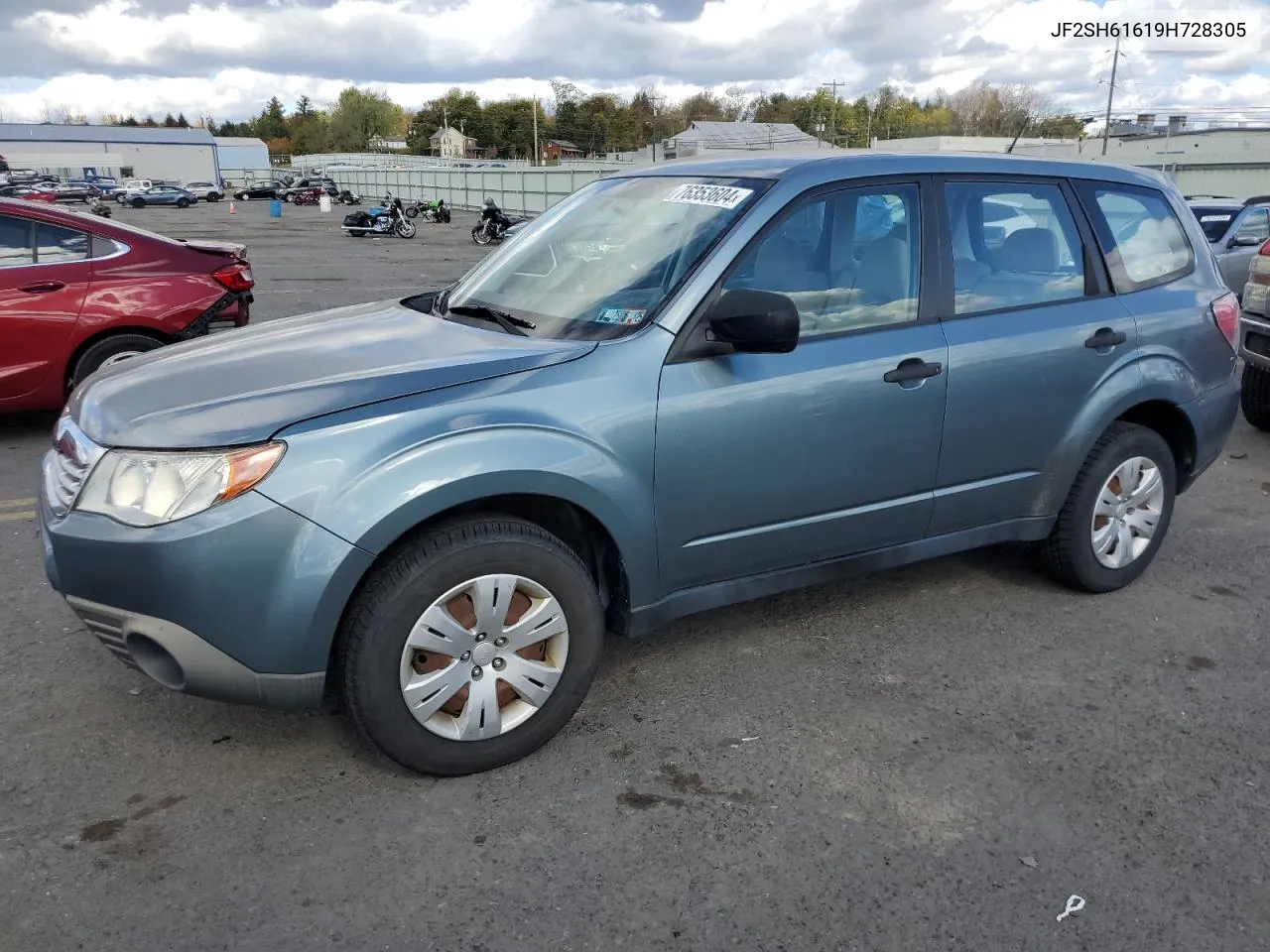 2009 Subaru Forester 2.5X VIN: JF2SH61619H728305 Lot: 76353604